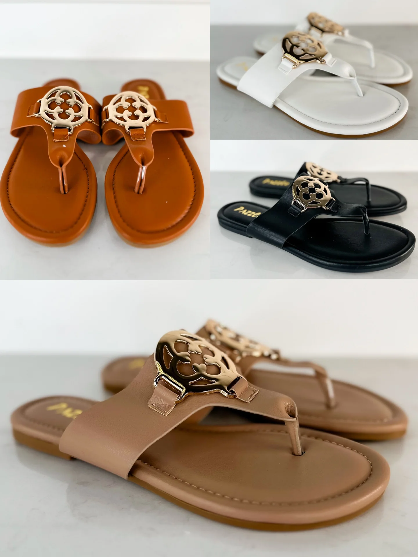 Classy Feeling Faux Leather Sandals - 4 colors!