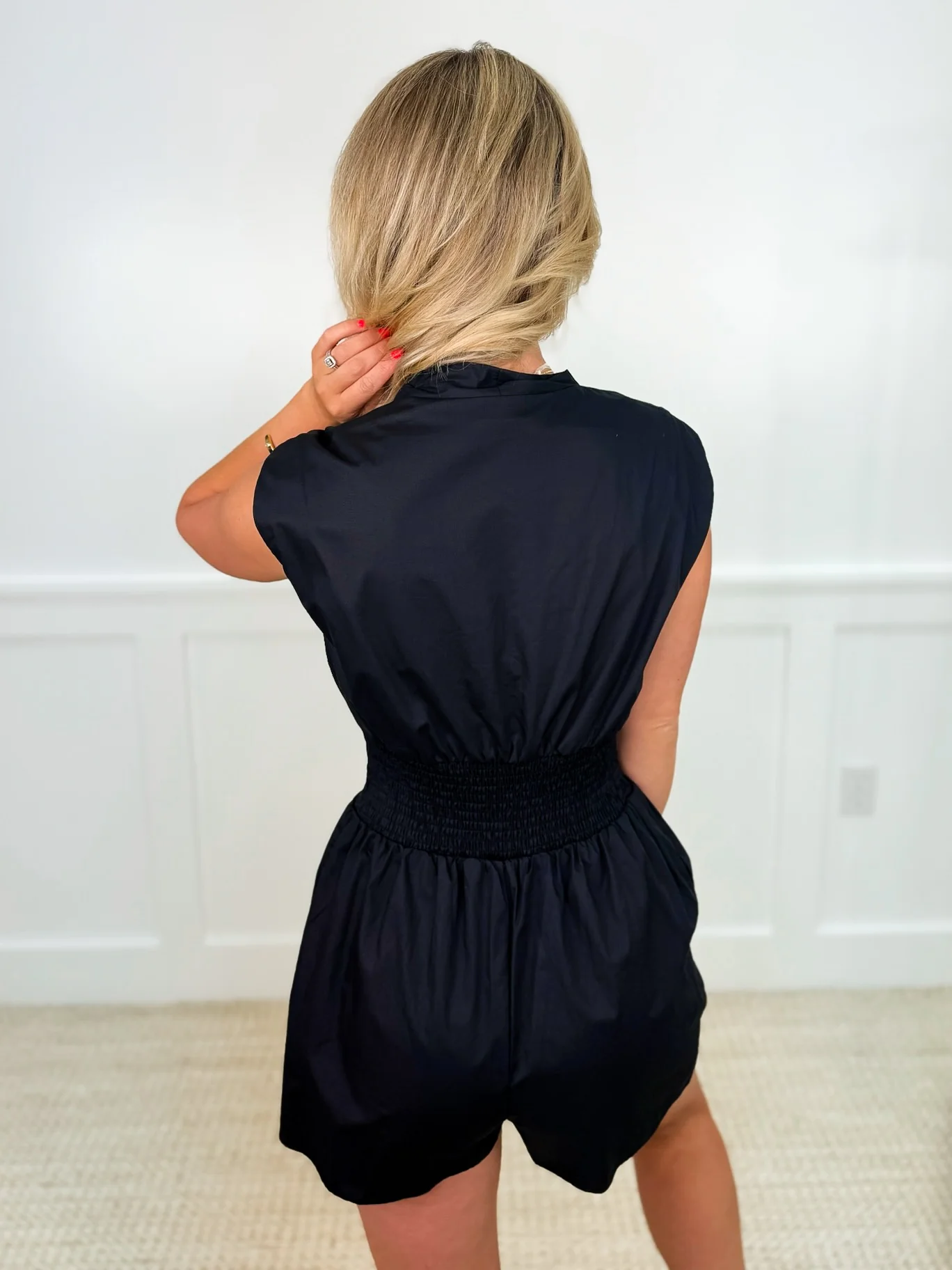 Classy Vibes Cotton Avery Mae Zip Up Romper - 2 colors! - Image 3