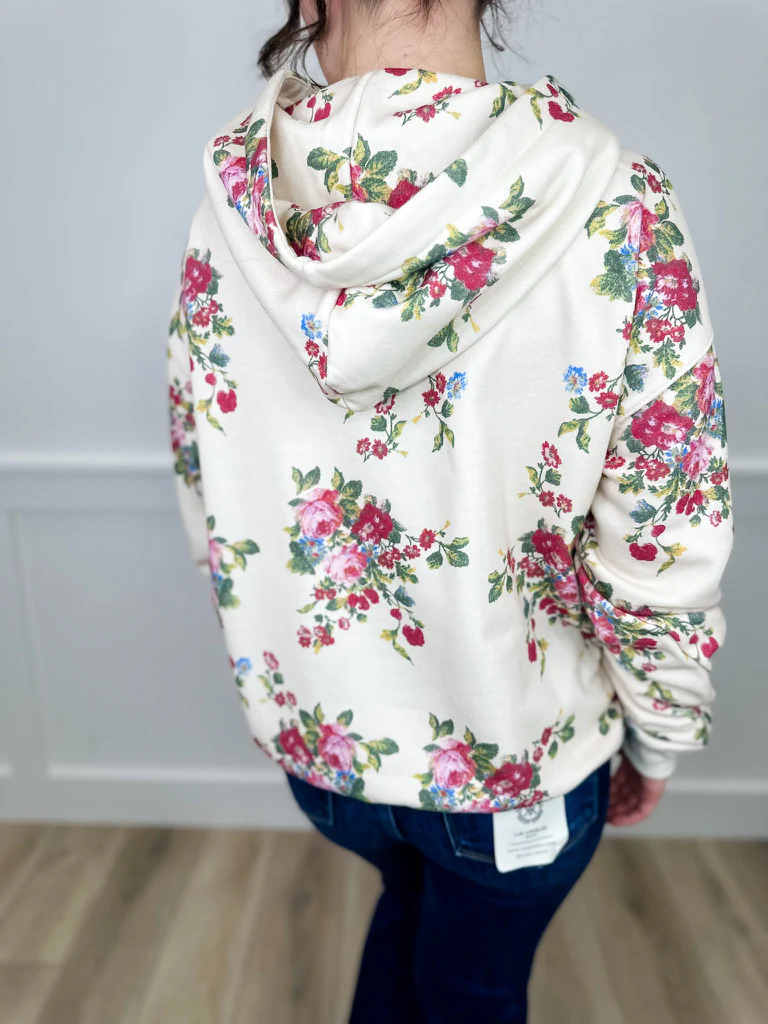 Comfort Core Cotton Bend Long Sleeve Ivory Avery Mae Hoodie Sweatshirt - Image 2