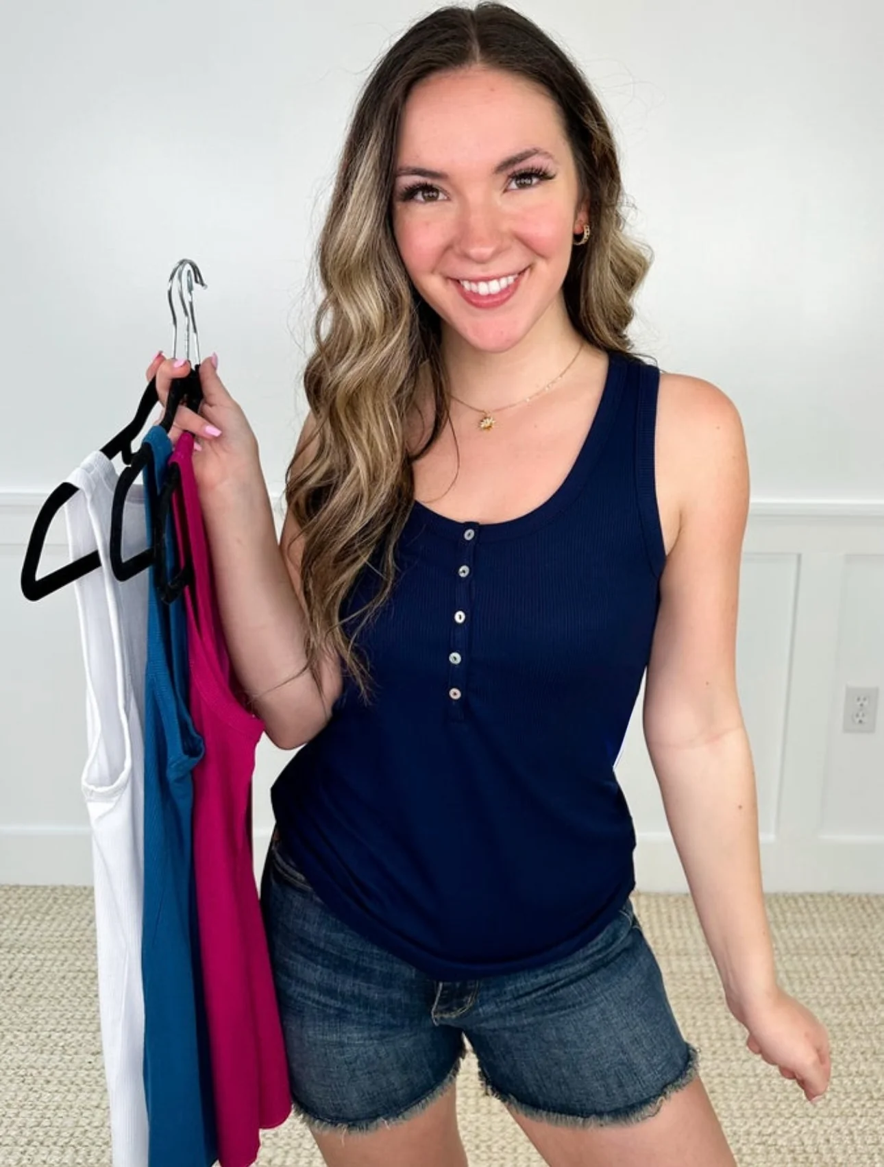 Coming Forward Ribbed Avery Mae Tank Top - 4 colors!
