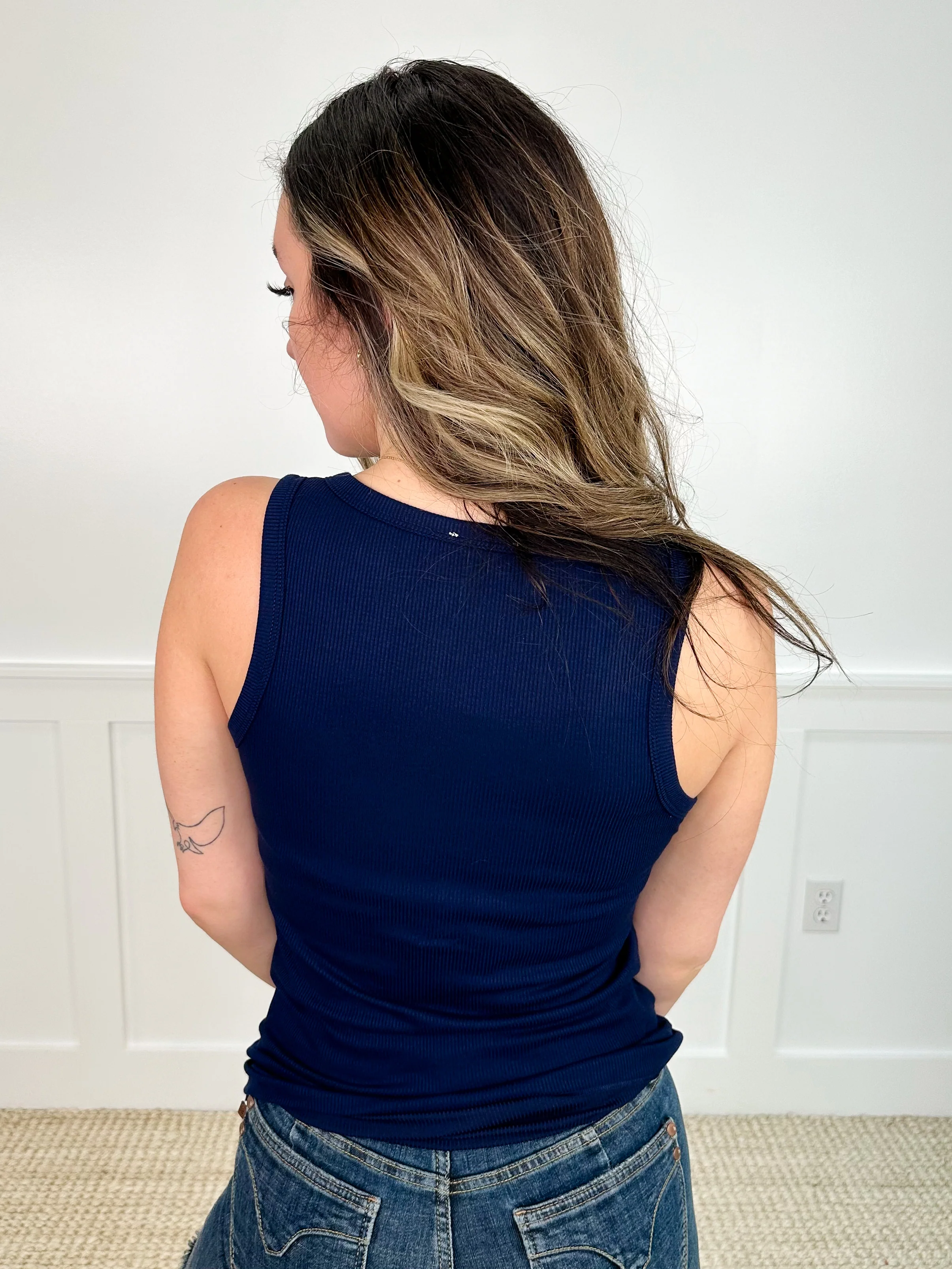 Coming Forward Ribbed Avery Mae Tank Top - 4 colors! - Image 5