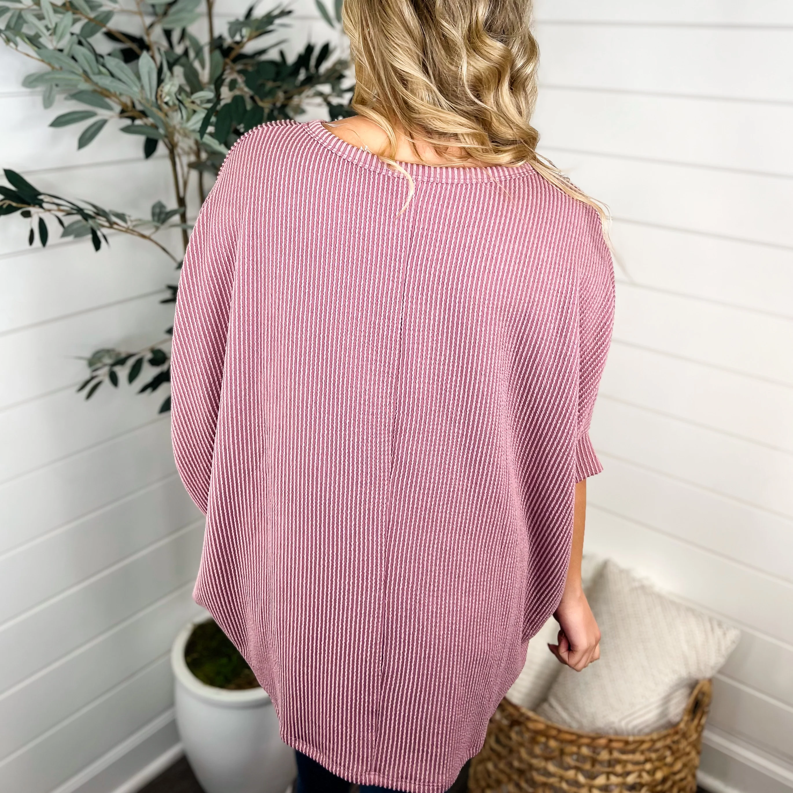 Complete Harmony Ribbed Dolmen Sleeve Avery Mae Top - 6 options! - Image 7