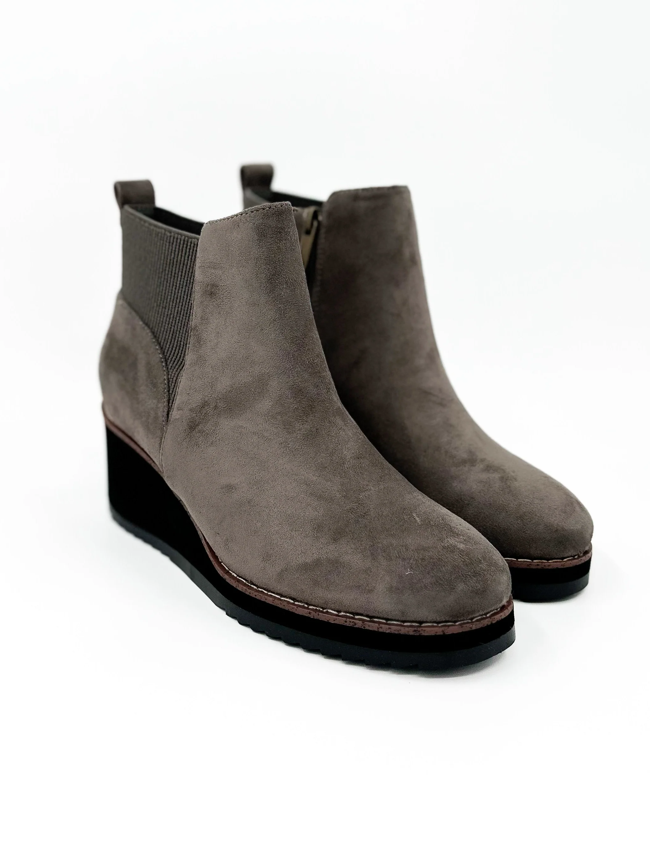 Corkys Let's Get Lost Faux Suede Wedge Booties - 4 colors! - Image 5