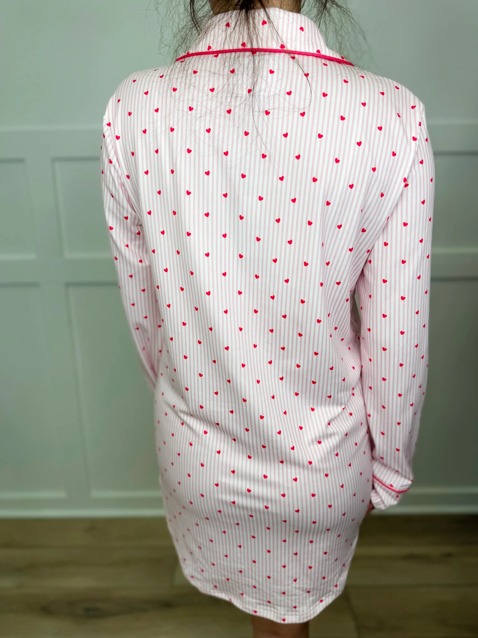 Cozy in Sleep Long Sleeve Avery Mae Button Up Night Dress - 3 options! - Image 5