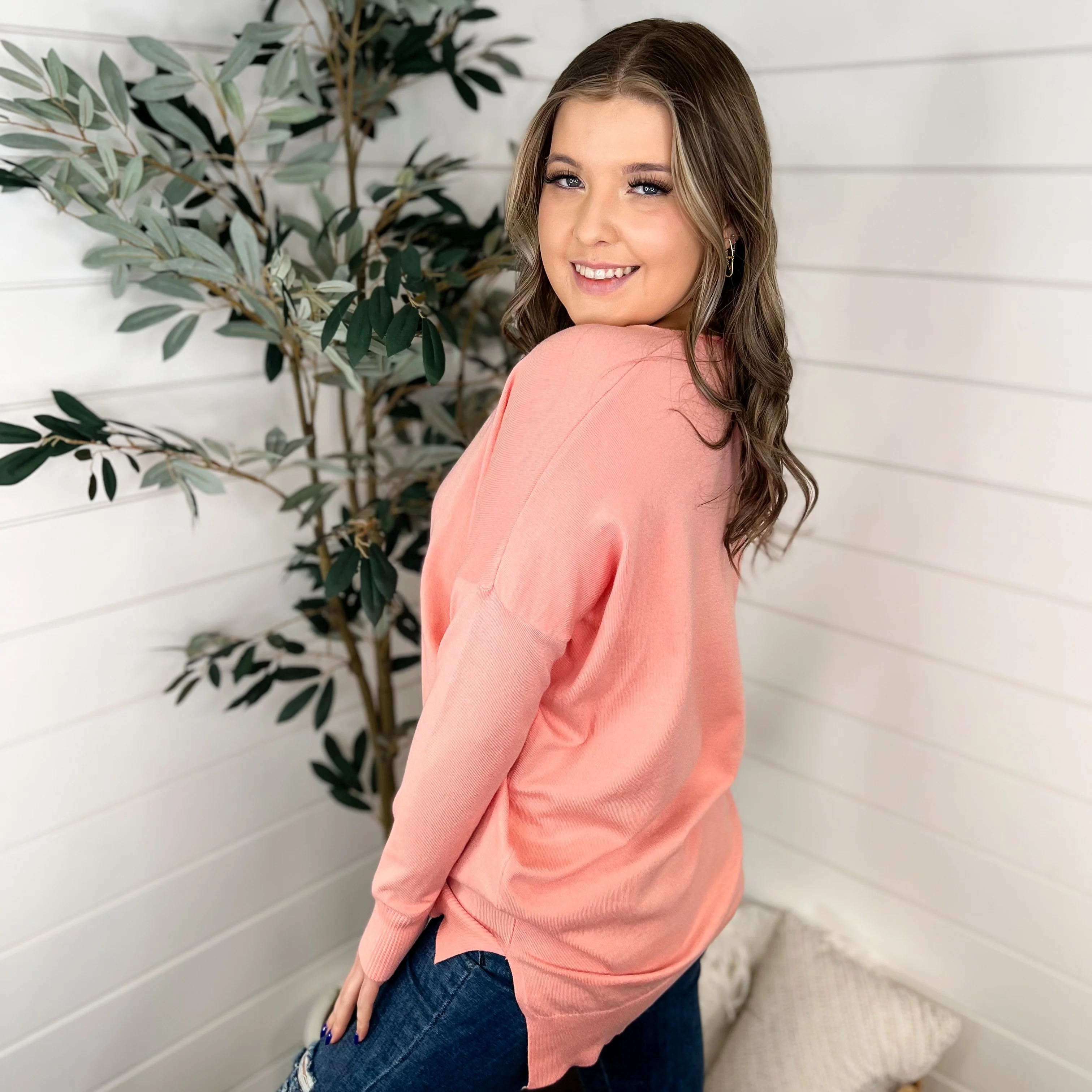 Crazy About You Knit Long Sleeve Avery Mae Top - 2 colors! - Image 3