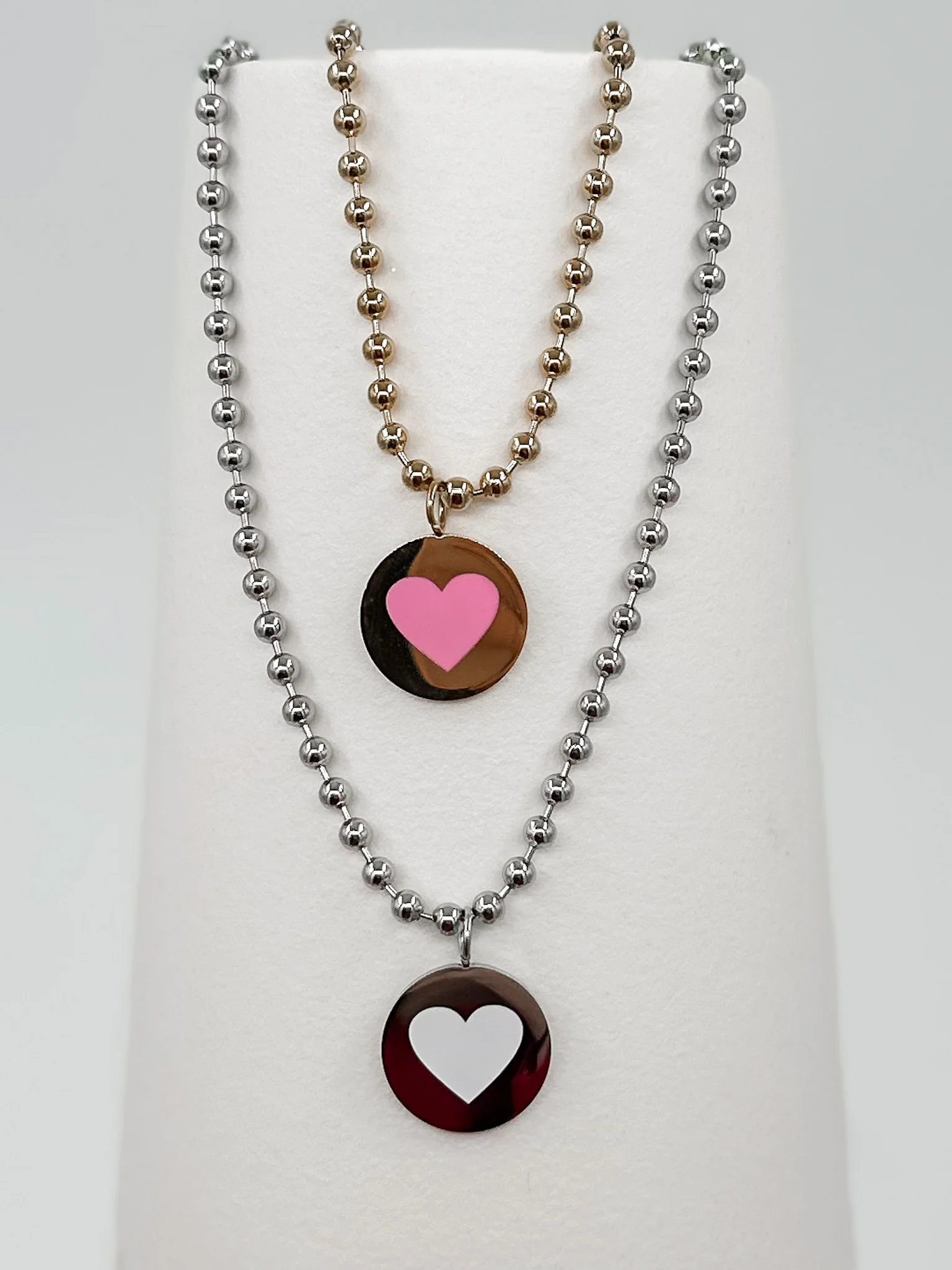 Cupid’s Keepsake Beaded Necklace - 2 colors! - Image 3