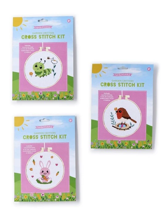 Cutest Critters Cross Stitch Kit - Multiple Options