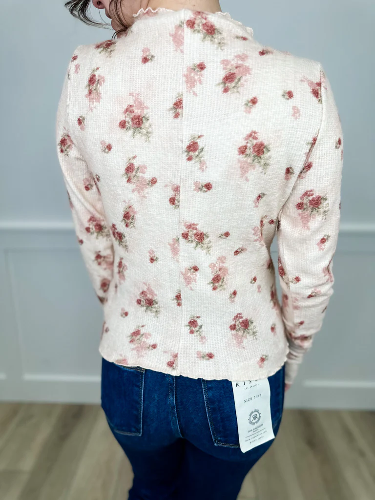 Daring to Dream Knit Long Sleeve Cream Avery Mae Top - Image 2