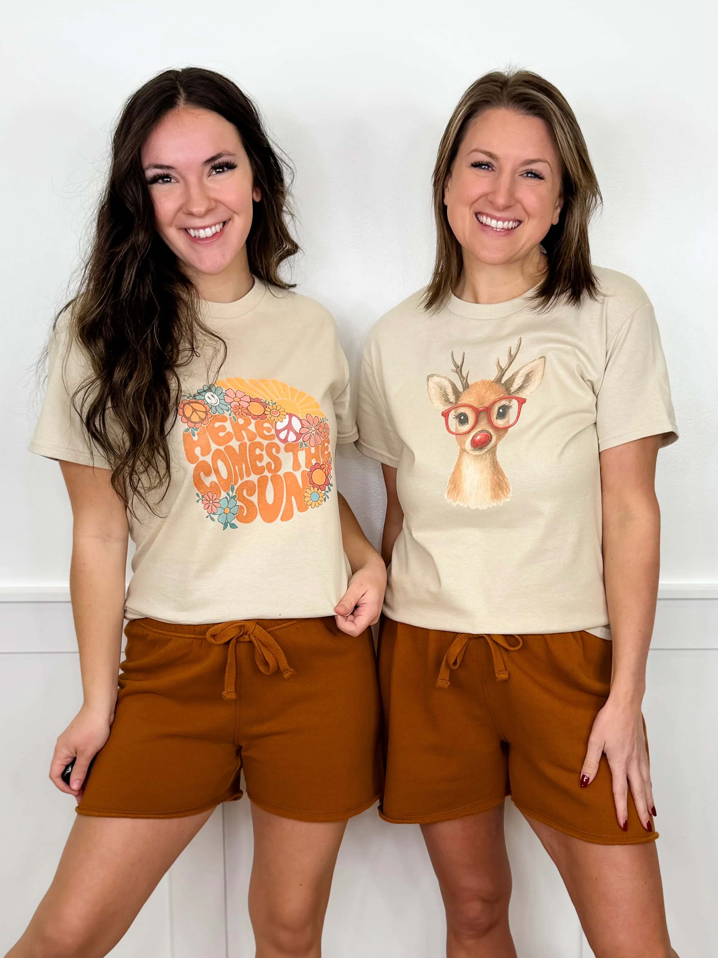 Darling Designs Cotton High-Rise Avery Mae Graphic Tee Shirt & Shorts Set - Multiple Options (Gildan, District, Tultex) - Image 12