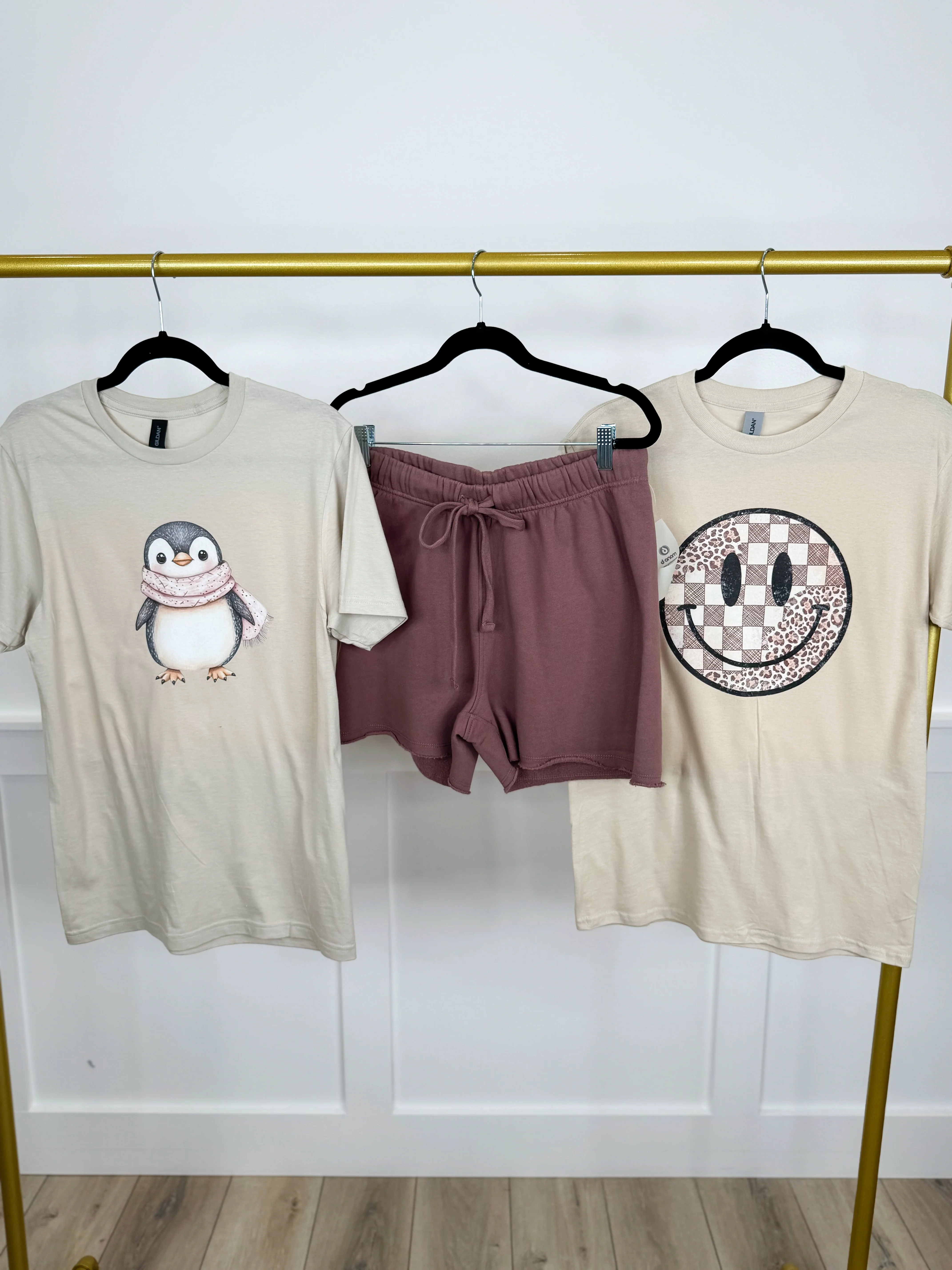 Darling Designs Cotton High-Rise Avery Mae Graphic Tee Shirt & Shorts Set - Multiple Options (Gildan, District, Tultex) - Image 7