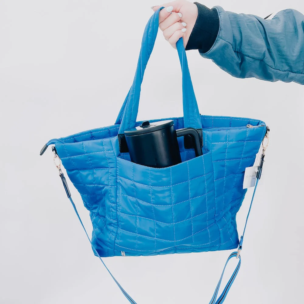 Dreamer Quilted Tote Bag - Image 5