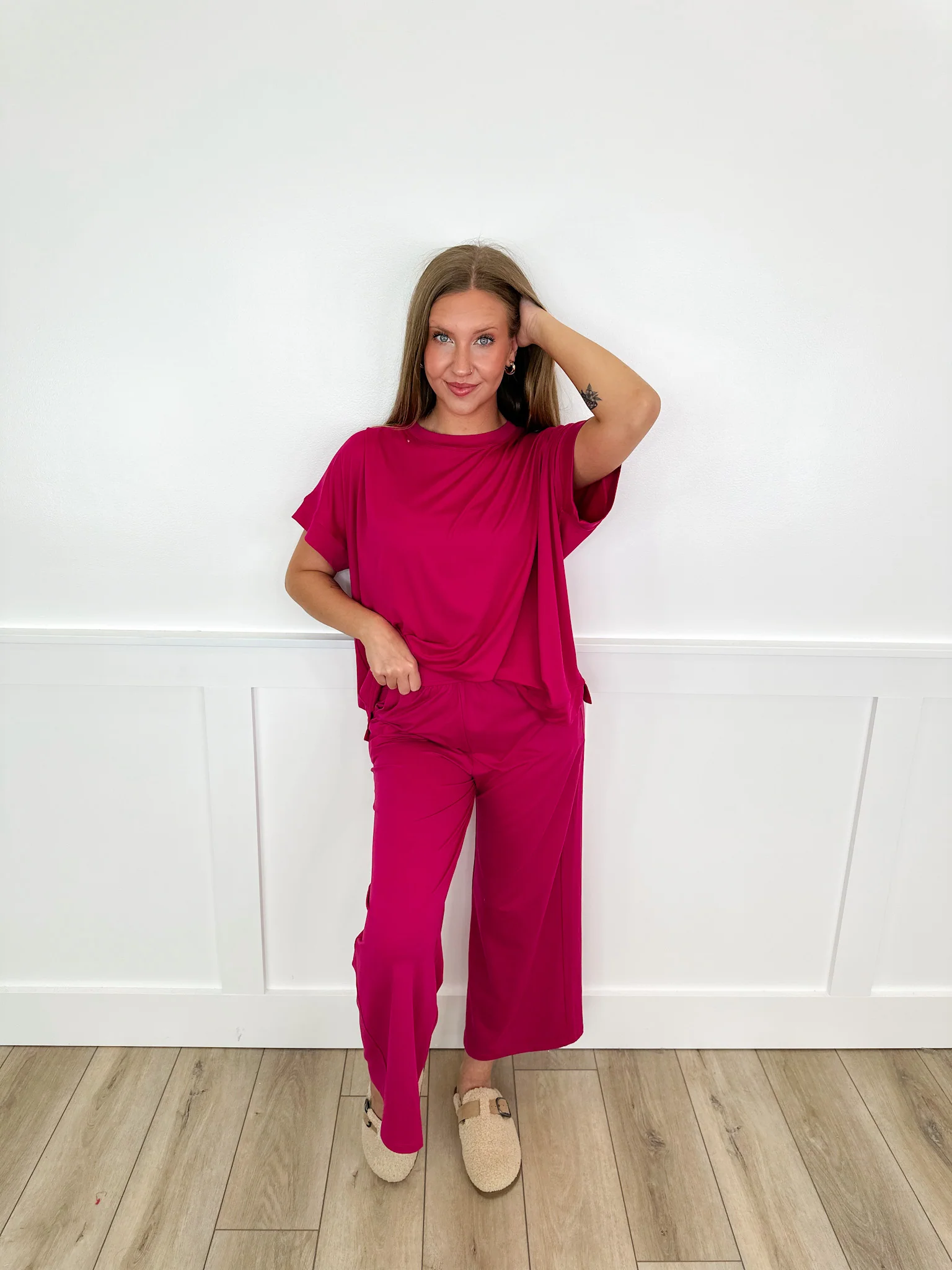 Days to Come High-Rise Wide Leg Avery Mae Cropped Bottoms - 5 colors! - Image 4