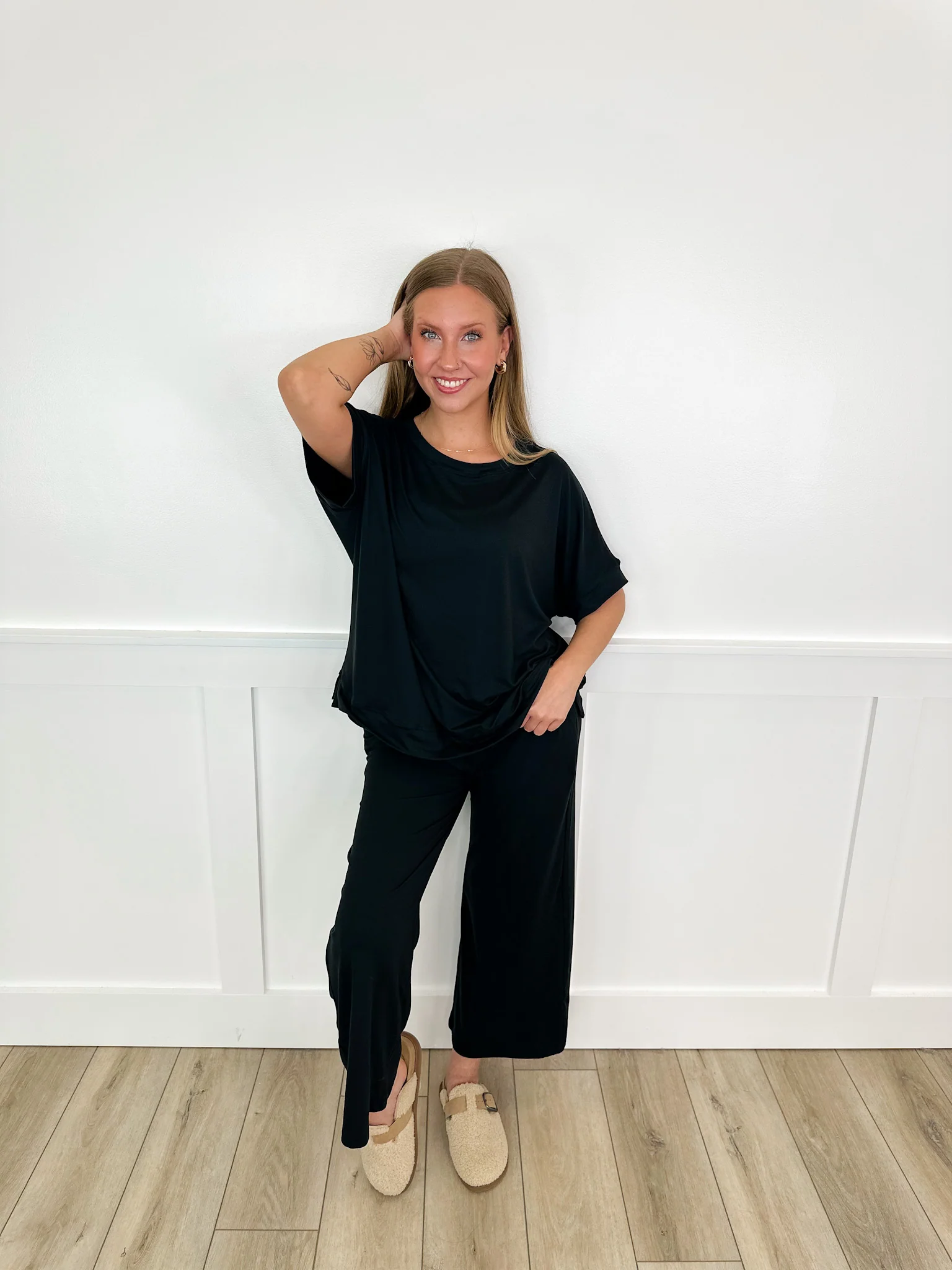 Days to Come High-Rise Wide Leg Avery Mae Cropped Bottoms - 5 colors! - Image 6