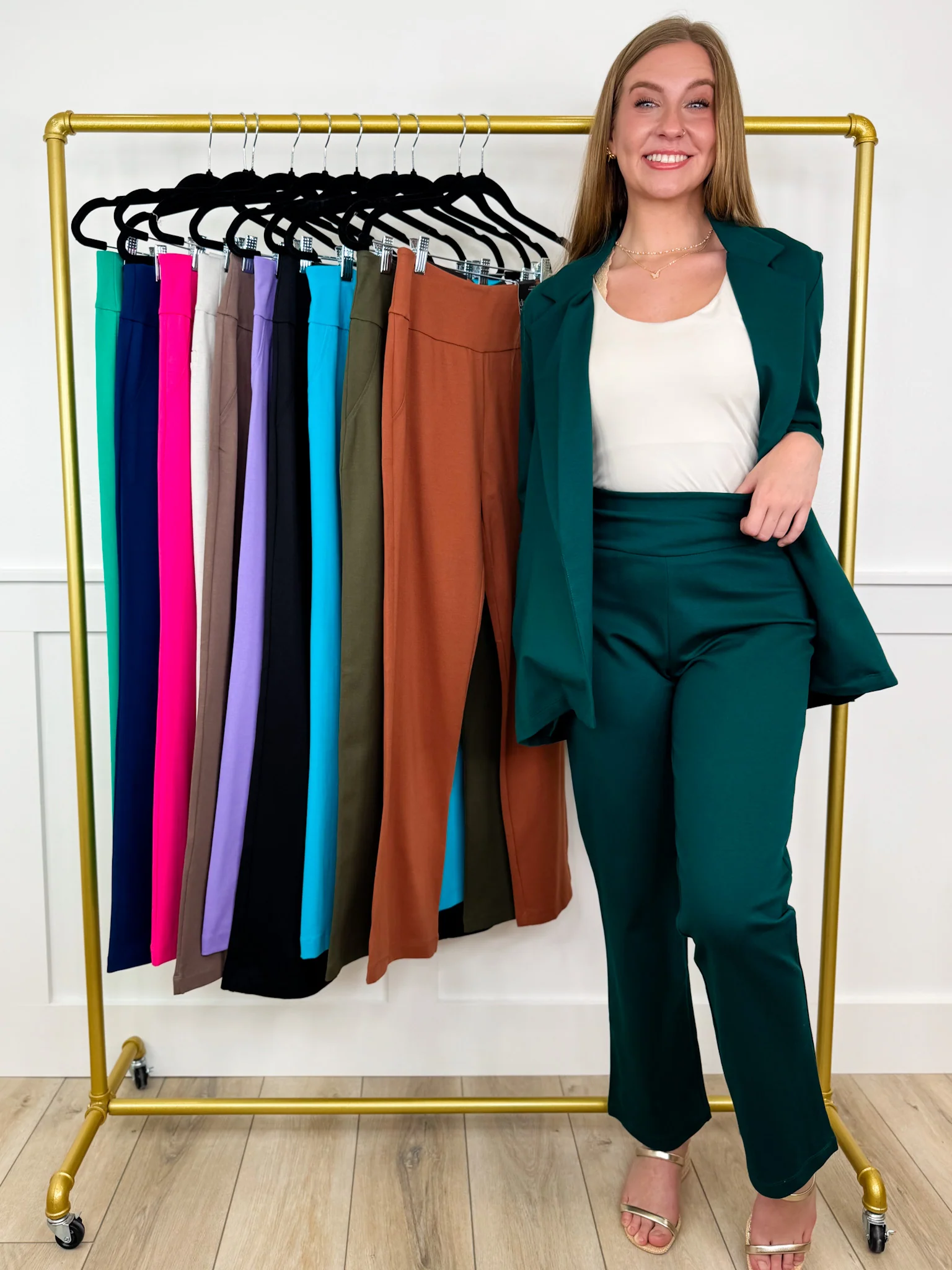 Dear Scarlett Big Money Moves Rayon Blend 3/4 Sleeve Blazer - 10 colors! - Image 15