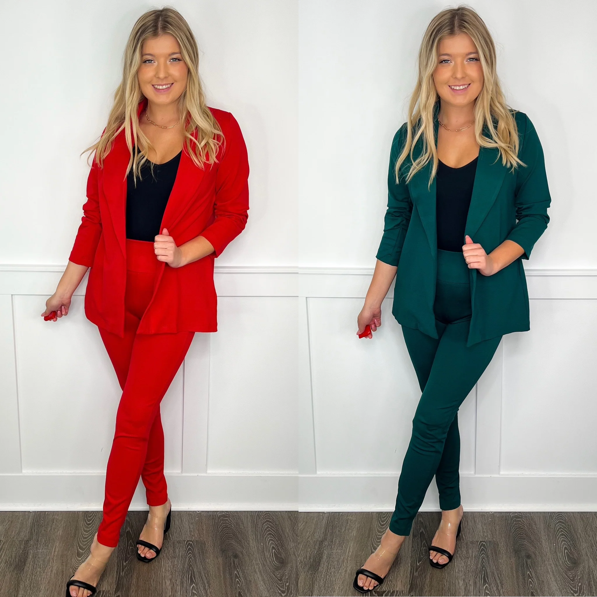 Dear Scarlett Big Money Moves Rayon Blend 3/4 Sleeve Blazer - 10 colors! - Image 5