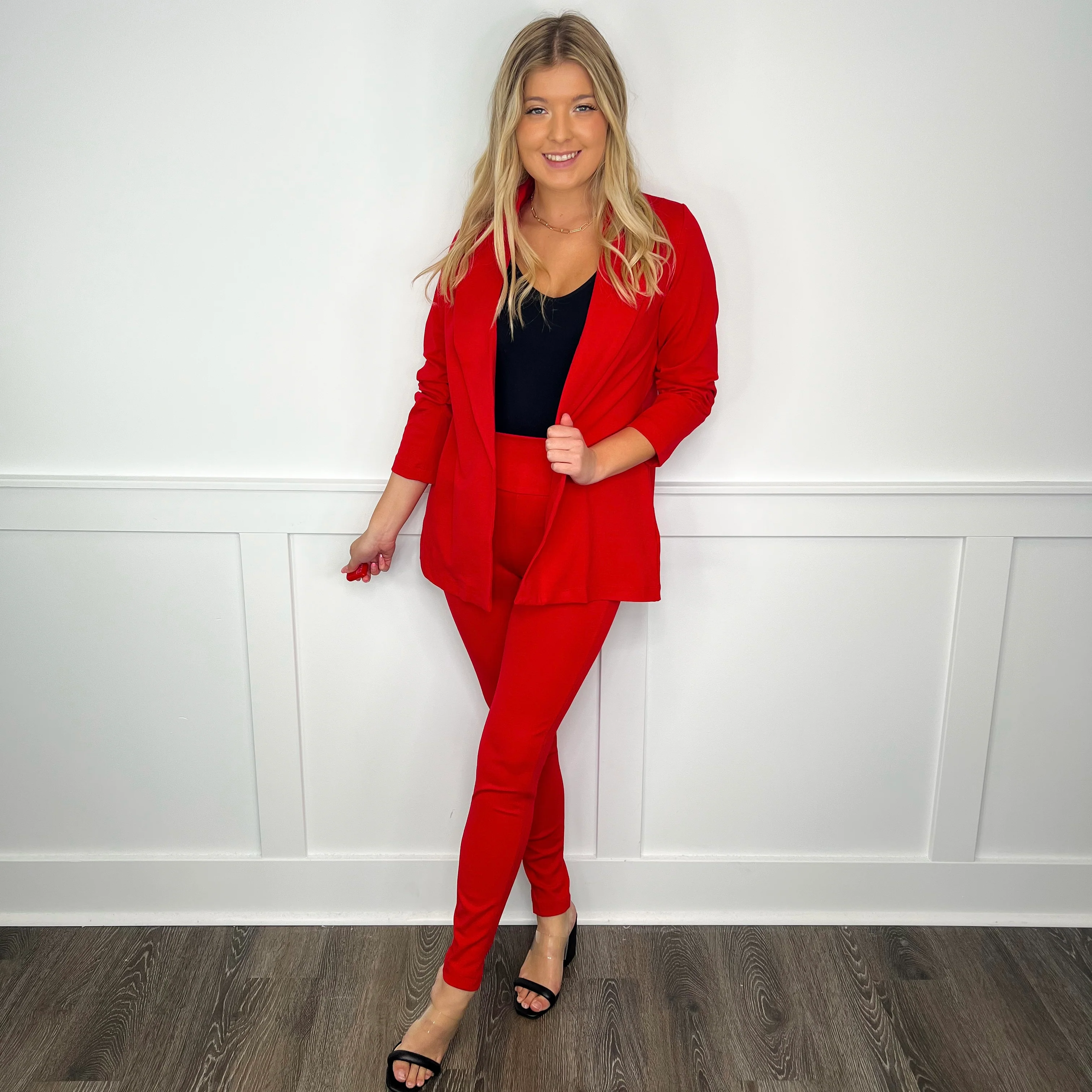 Dear Scarlett Big Money Moves Rayon Blend 3/4 Sleeve Blazer - 10 colors! - Image 7