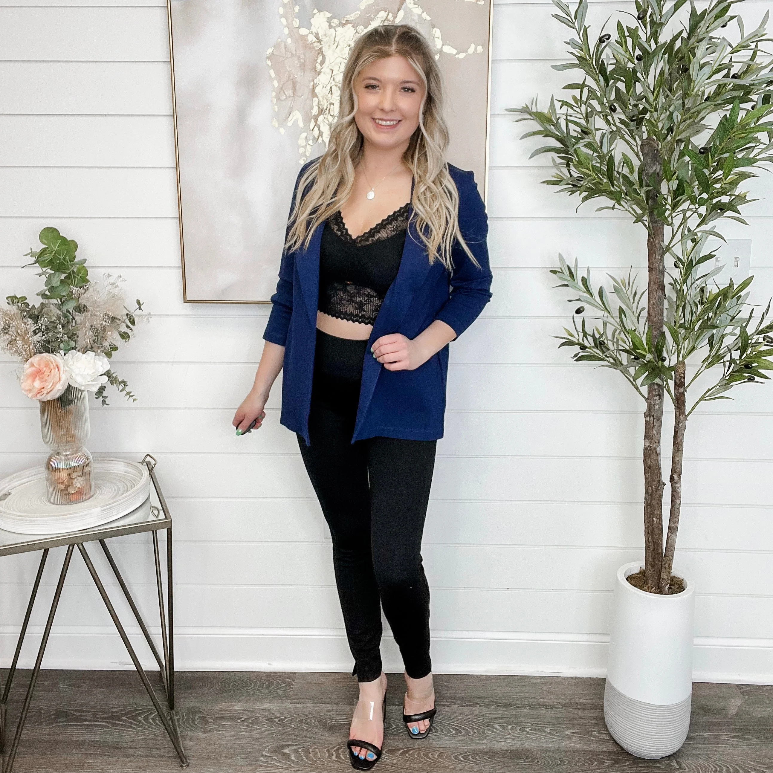 Dear Scarlett Big Money Moves Rayon Blend 3/4 Sleeve Blazer - 10 colors! - Image 9