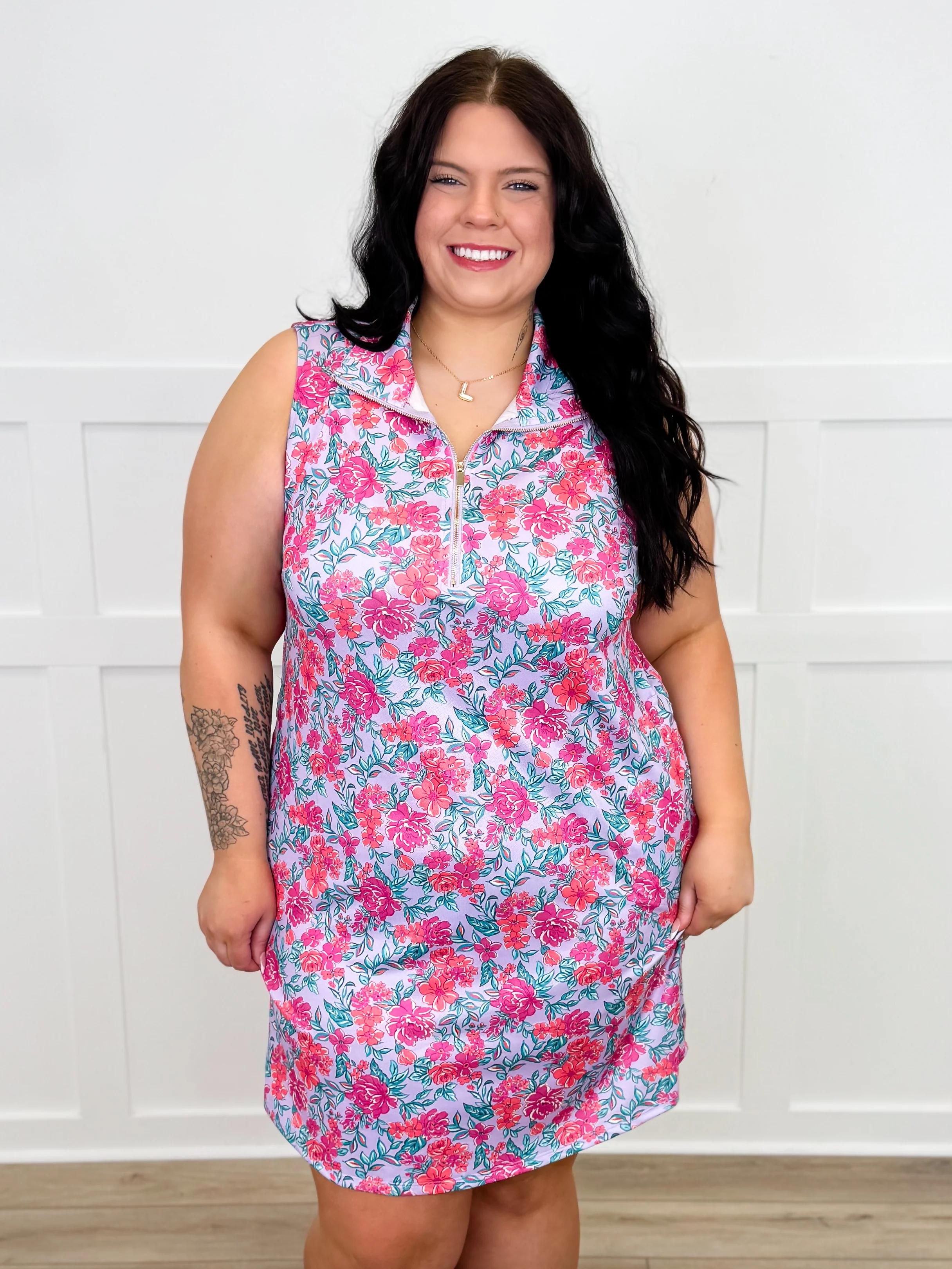Dear Scarlett Earning Self Worth Lightweight Purple Dress
