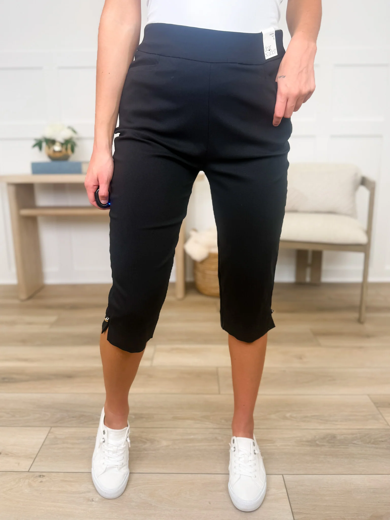 Dear Scarlett For Good High-Rise Rayon Blend Capris - Multiple Colors - Image 9