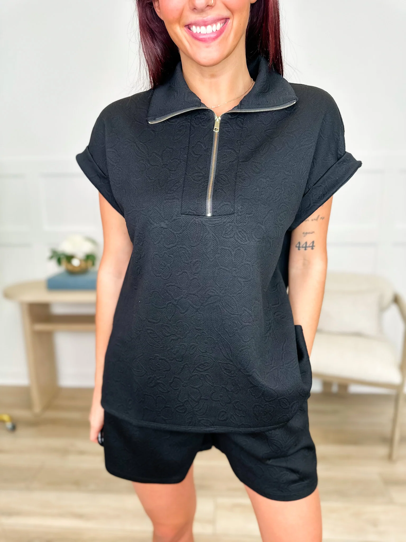 Dear Scarlett Has it's Perks High-Rise Knit Set - Multiple Colors - Image 2
