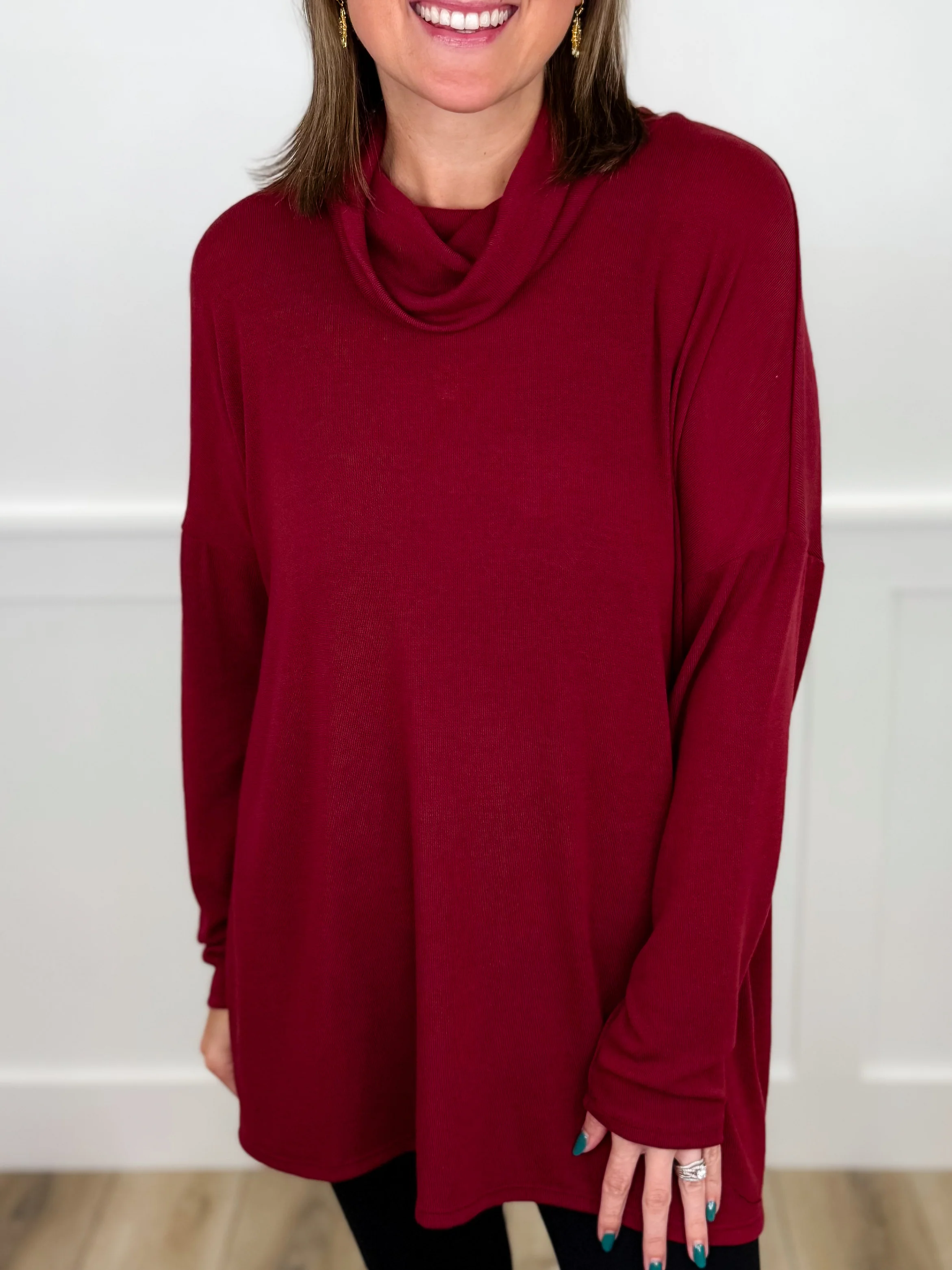 Dear Scarlett Not Much Time Knit Long Sleeve Top - 8 colors! - Image 4