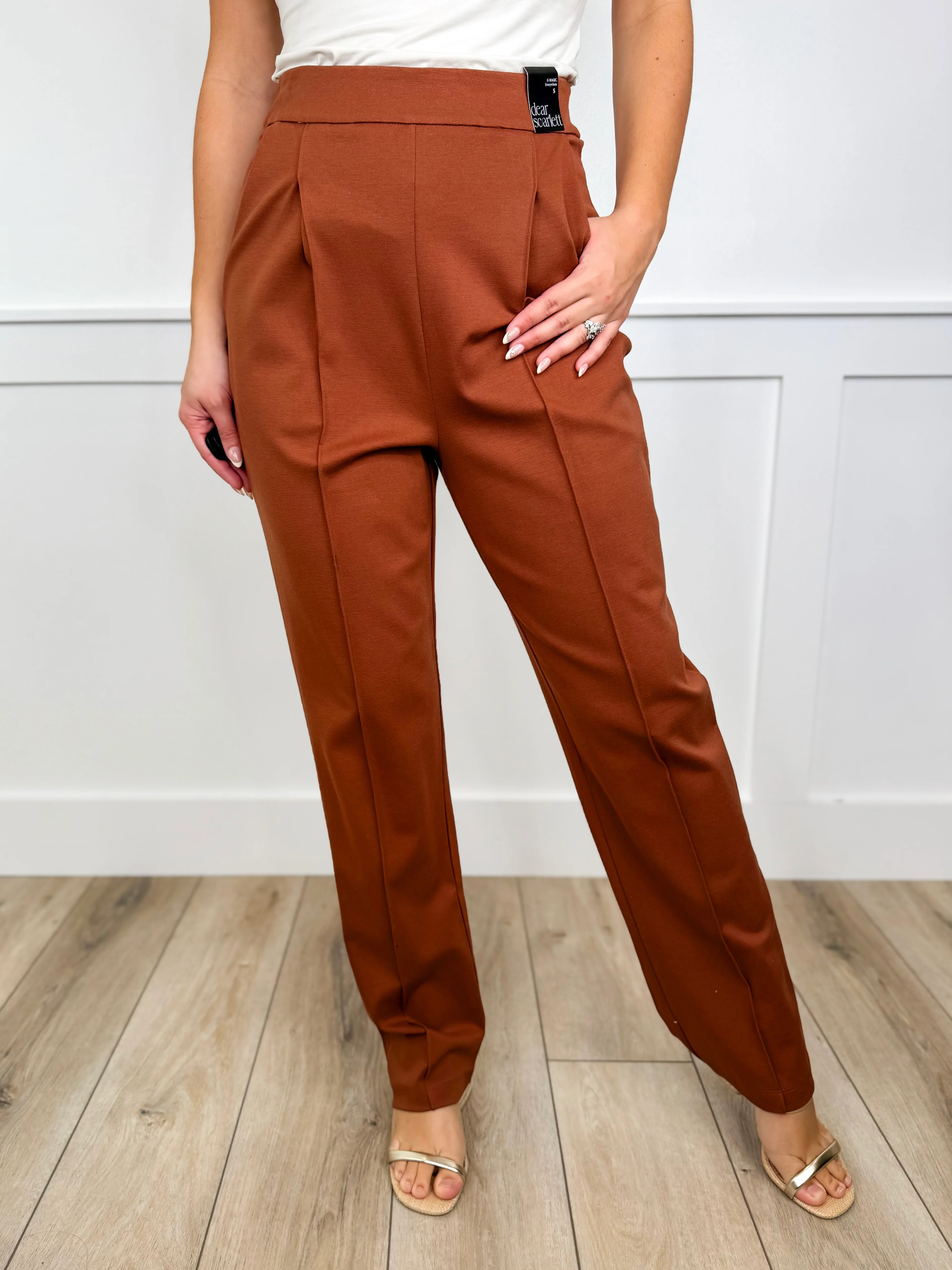 Dear Scarlett Productive Days Rayon Blend High-Rise Bottoms - 3 colors! - Image 2