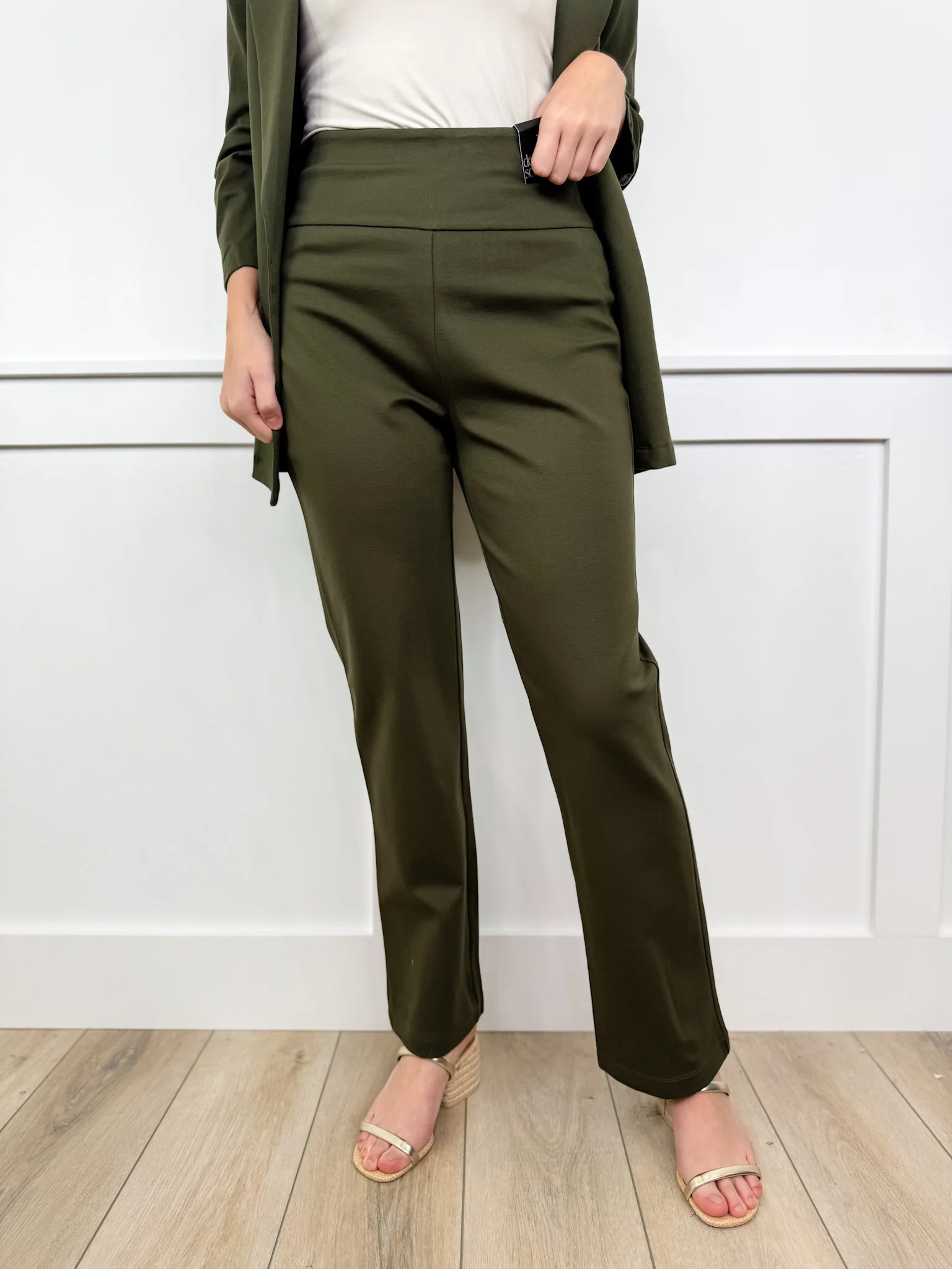 Dear Scarlett She Runs This Show High-Rise Straight Leg Bottoms - 14 colors! - Image 3