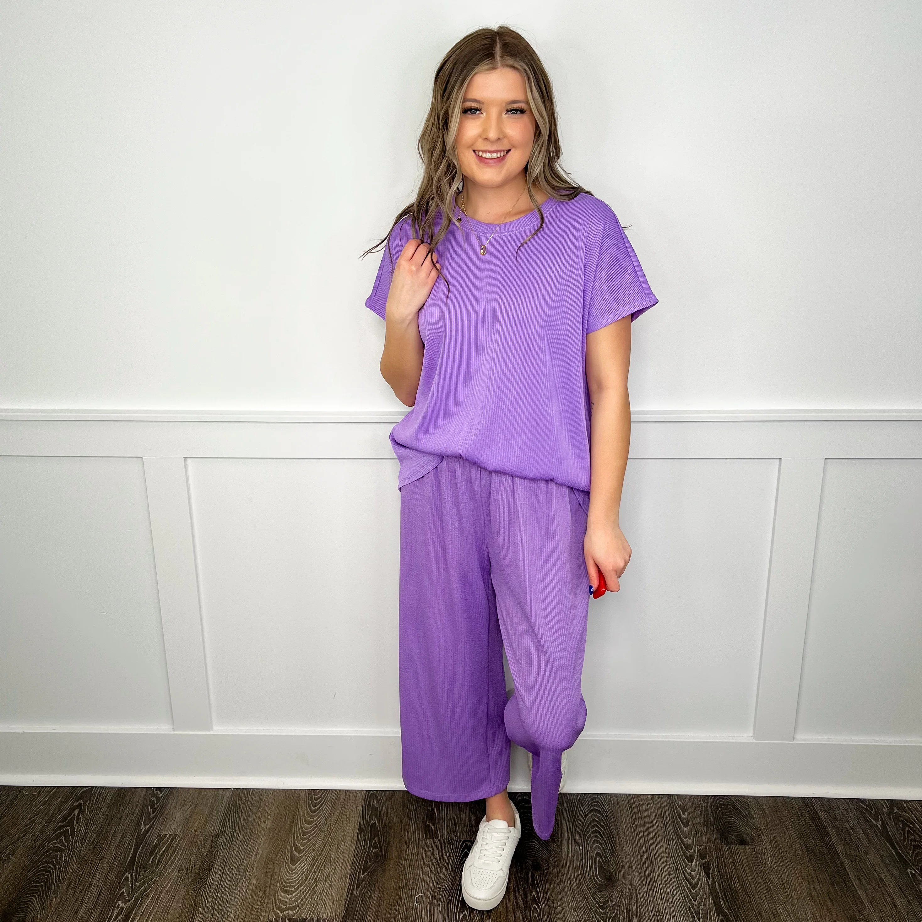 Dear Scarlett Skipping Beats High-Rise Cropped Wide Leg Set - 5 colors! - Image 4