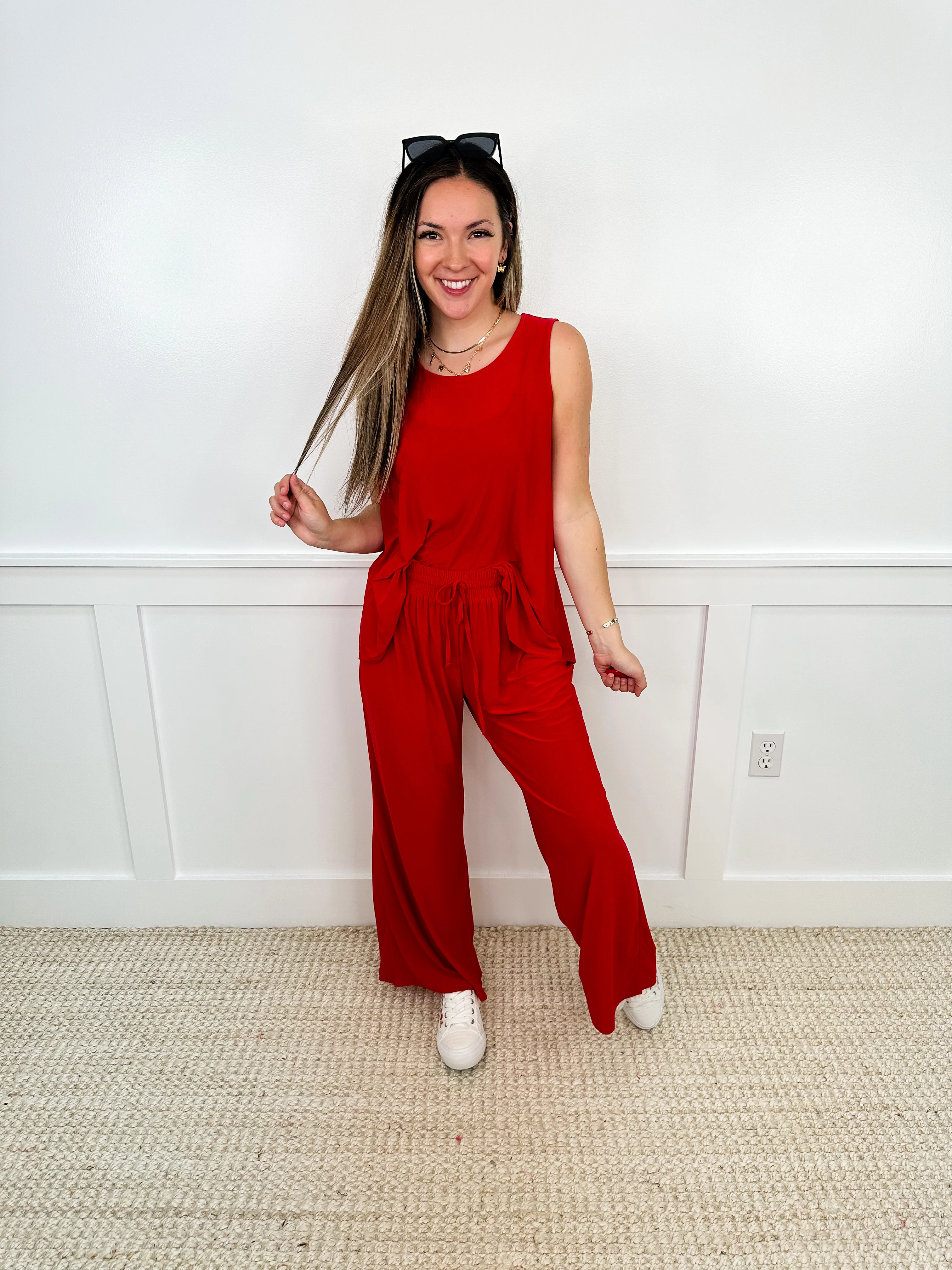 Dear Scarlett Summer Sunrise High-Rise Wide Leg Set - 6 colors! - Image 4
