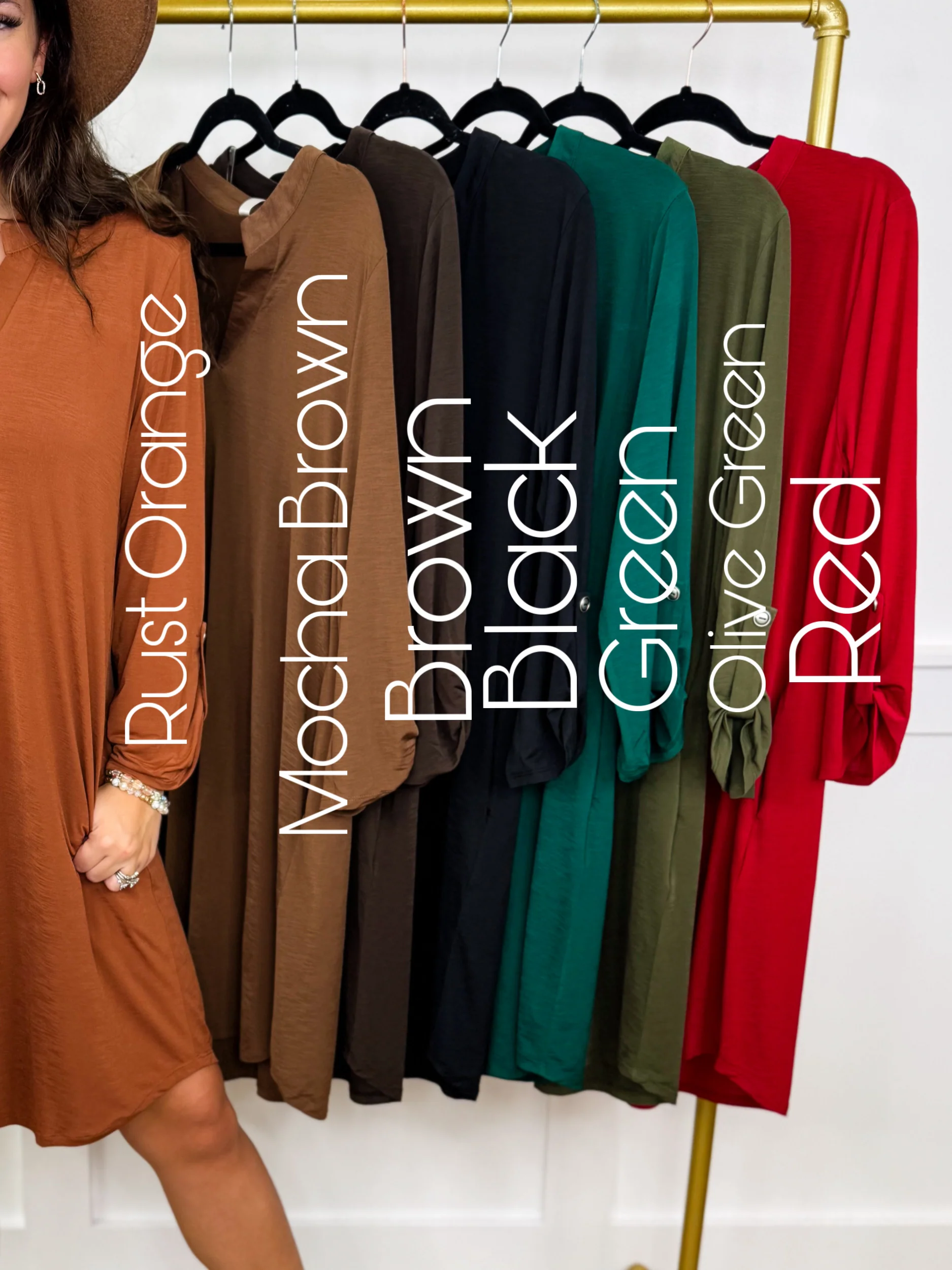 Dear Scarlett Thinking Straight Wrinkle-Free Dress - 7 colors! - Image 2