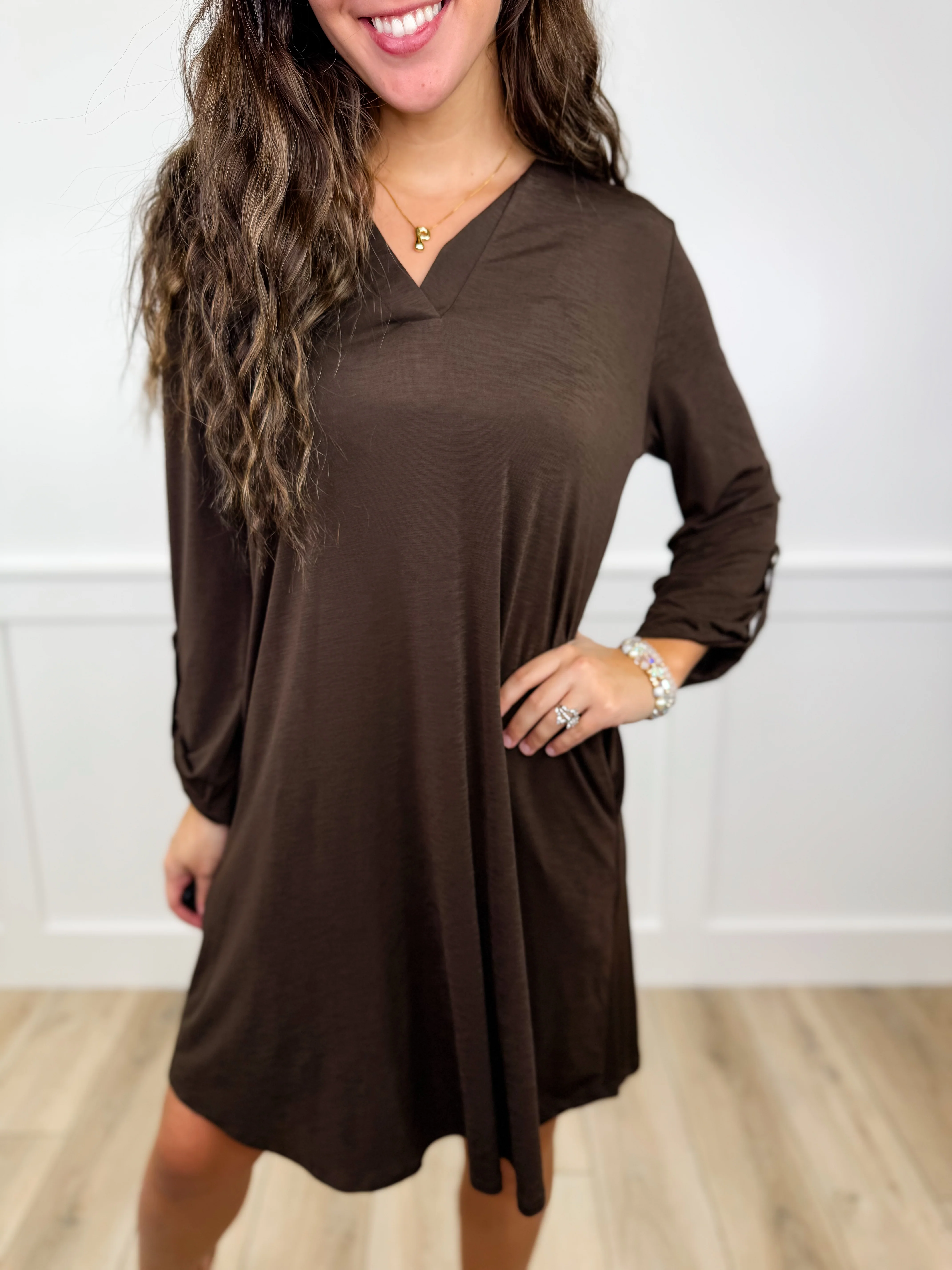 Dear Scarlett Thinking Straight Wrinkle-Free Dress - 7 colors! - Image 4