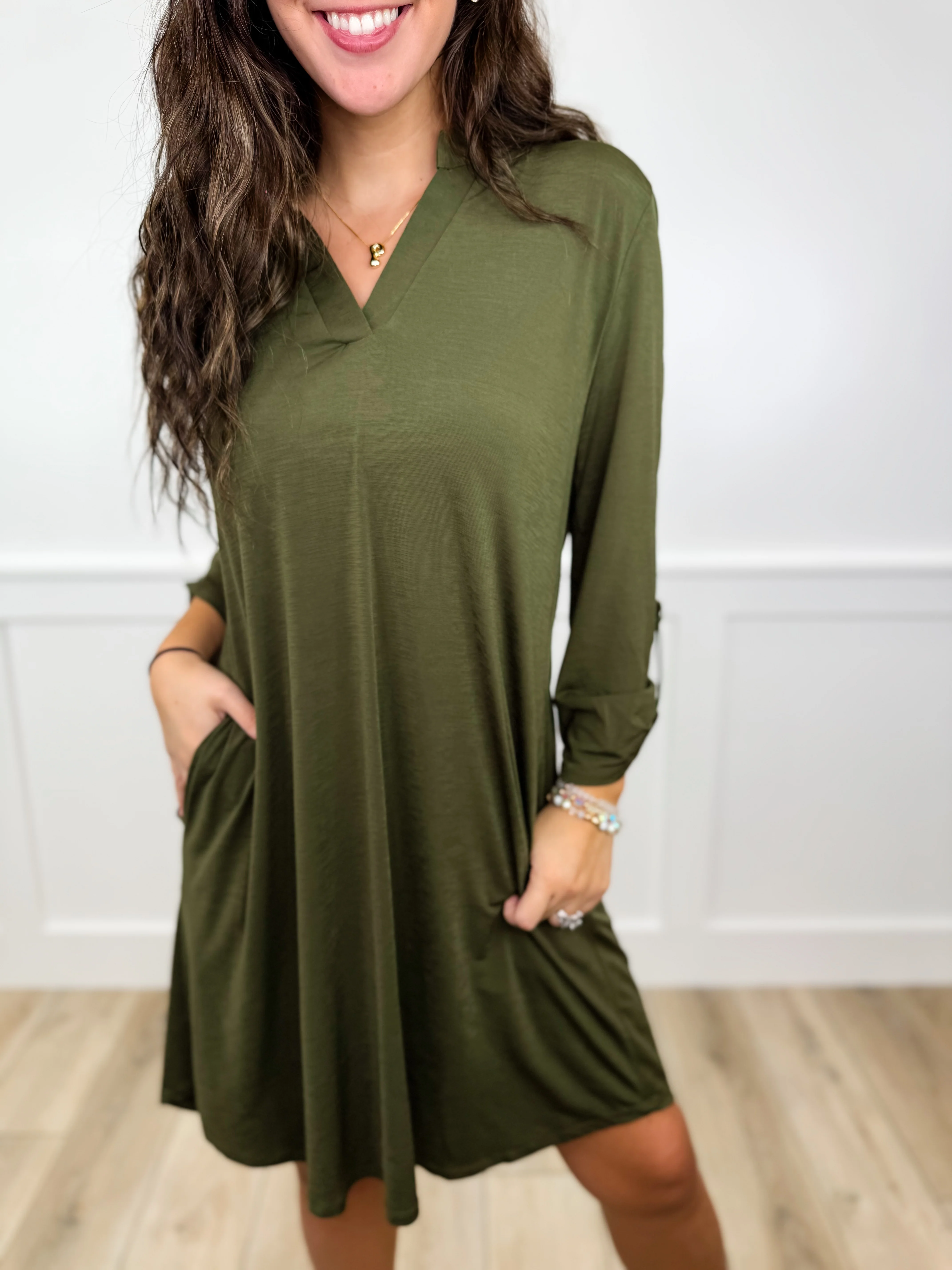 Dear Scarlett Thinking Straight Wrinkle-Free Dress - 7 colors! - Image 5