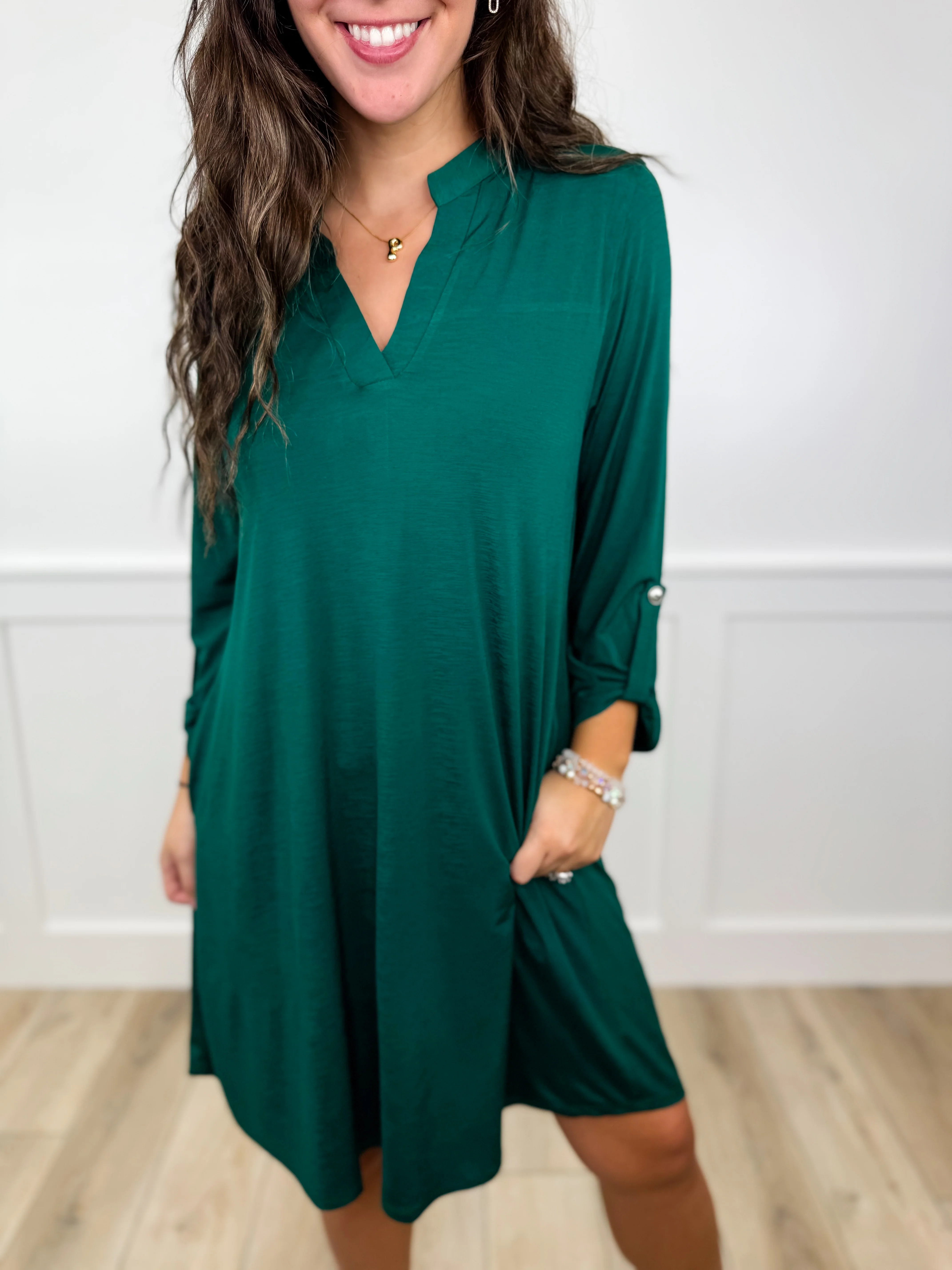 Dear Scarlett Thinking Straight Wrinkle-Free Dress - 7 colors! - Image 7