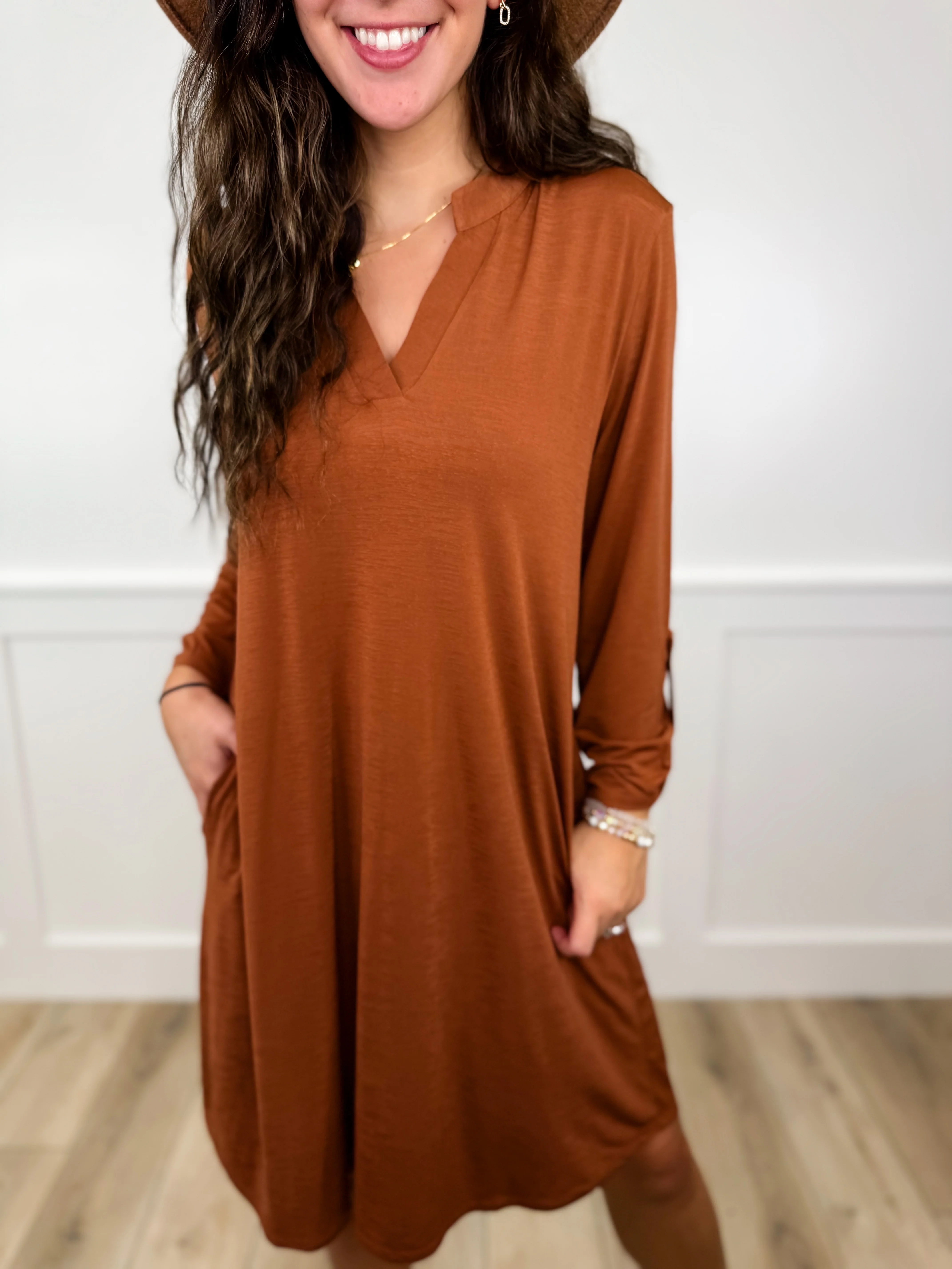 Dear Scarlett Thinking Straight Wrinkle-Free Dress - 7 colors! - Image 9