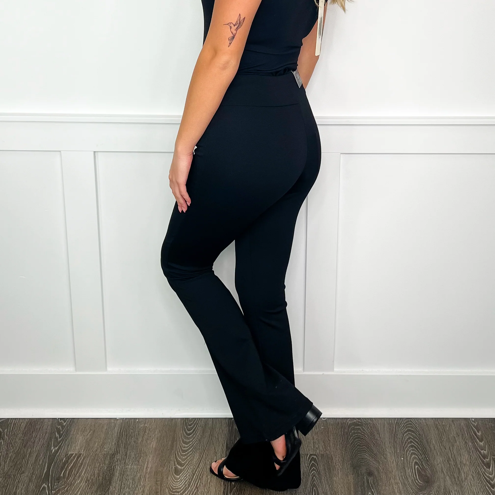 Dear Scarlett Who Can Deny High-Rise Rayon Blend Flare Bottoms - 5 colors! - Image 7
