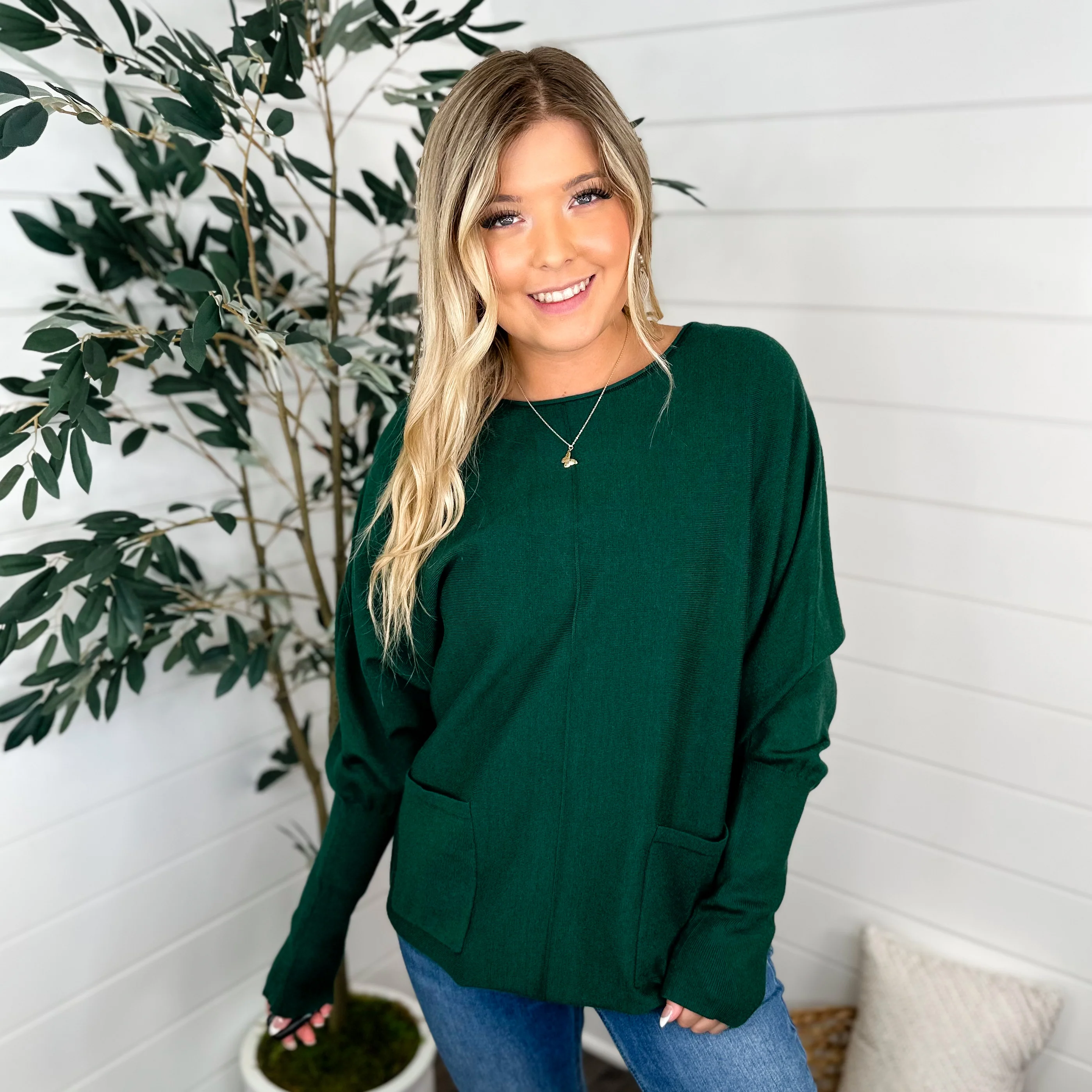 Delivering a Message Knit Long Sleeve Avery Mae Top - 2 colors! - Image 3