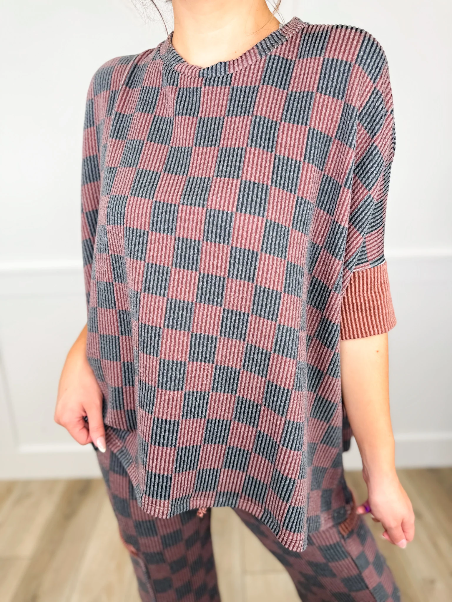 Do Your Thing Ribbed Short Sleeve Avery Mae Top - 2 colors! - Image 2