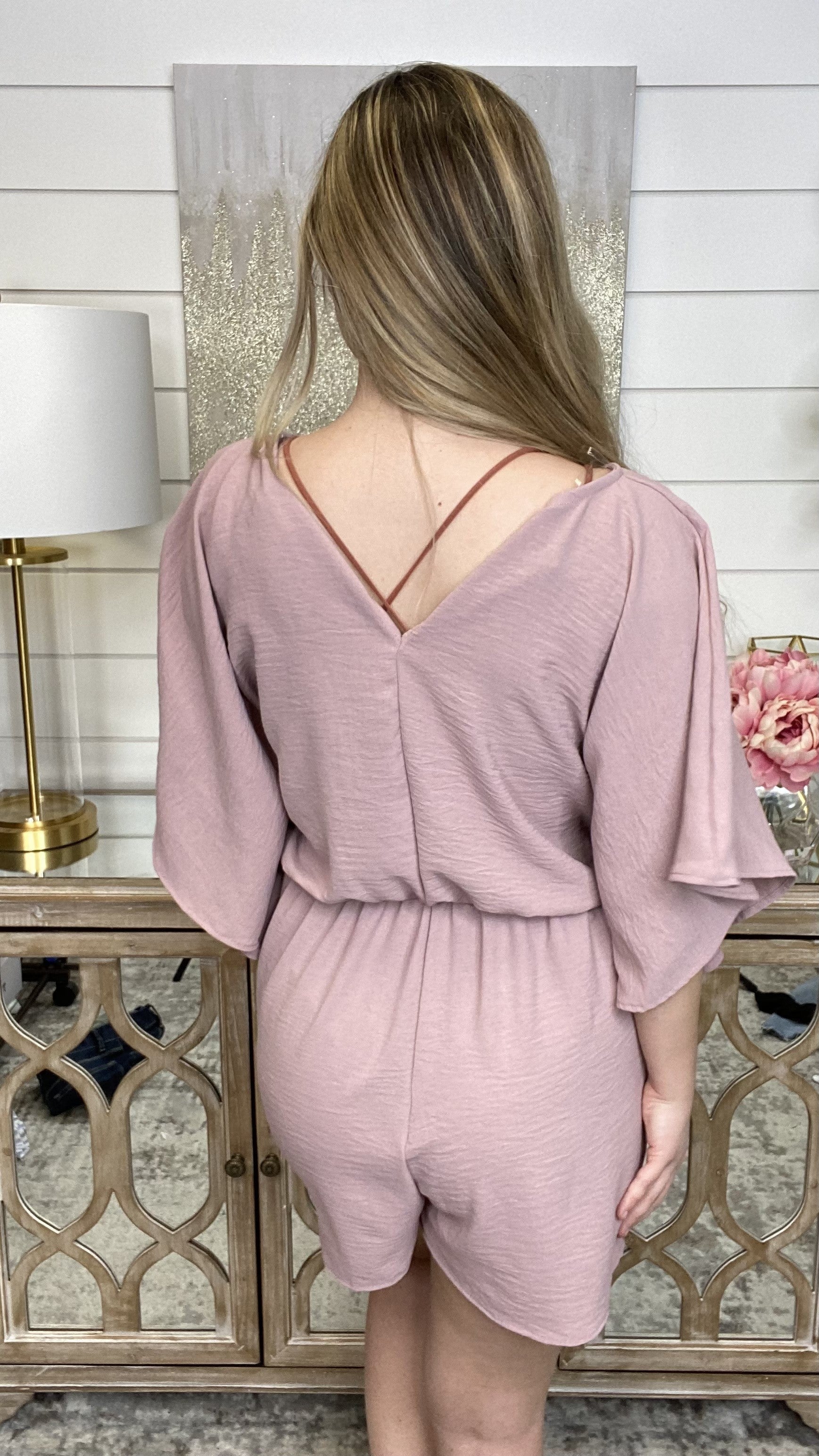 DOORBUSTER!! All the Right Short Sleeve Avery Mae Romper - 2 colors! - Image 5