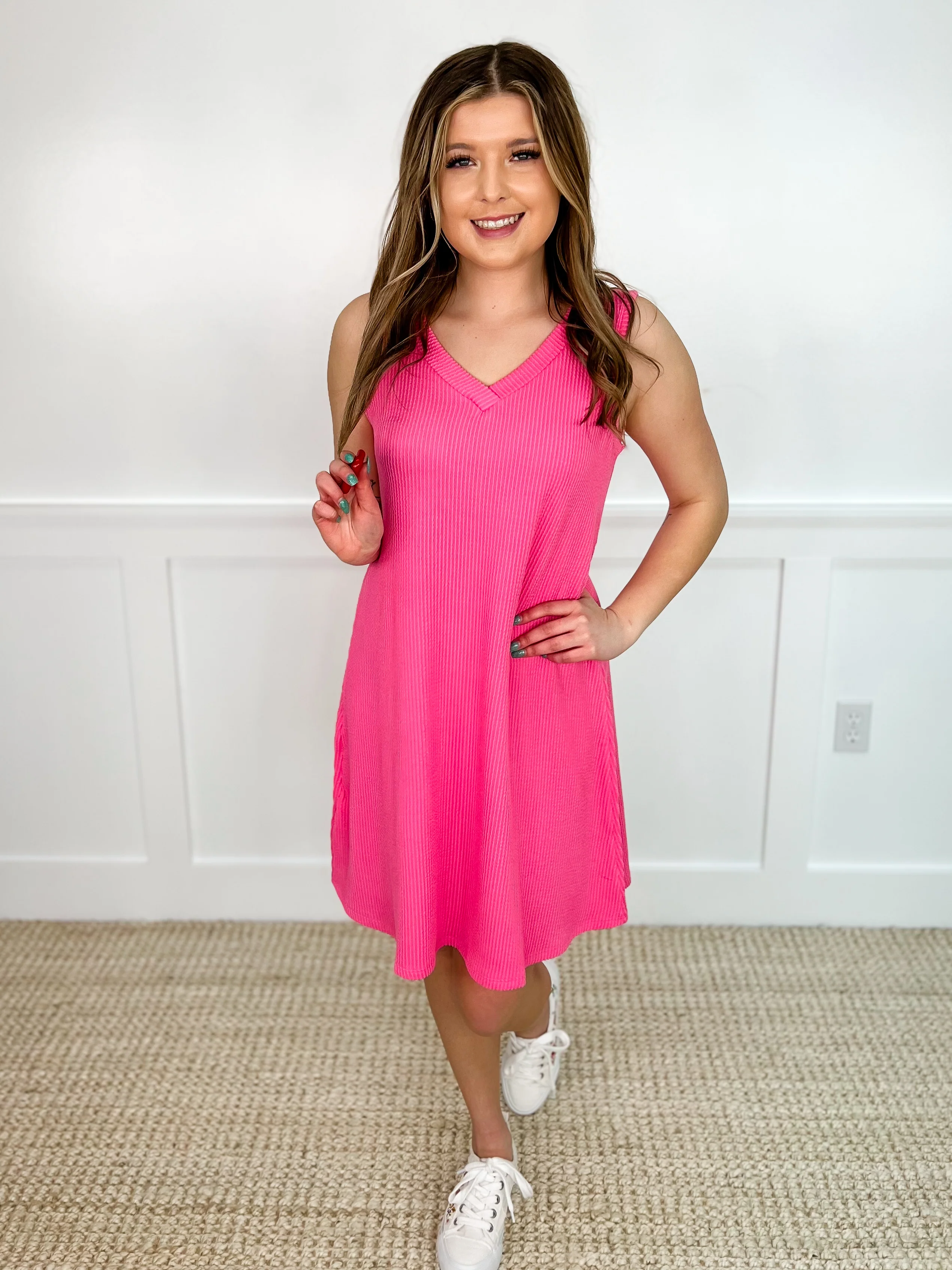 Take Your Chance Ribbed Avery Mae Dress - Multiple Colors - Image 6