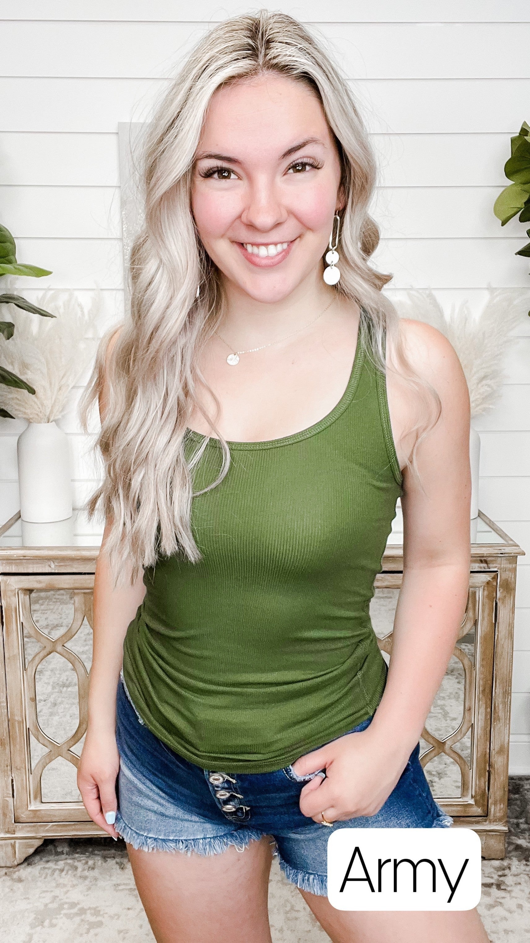 DOORBUSTER!! Zenana Basic Summer Ribbed Tank Top - 14 colors! - Image 8