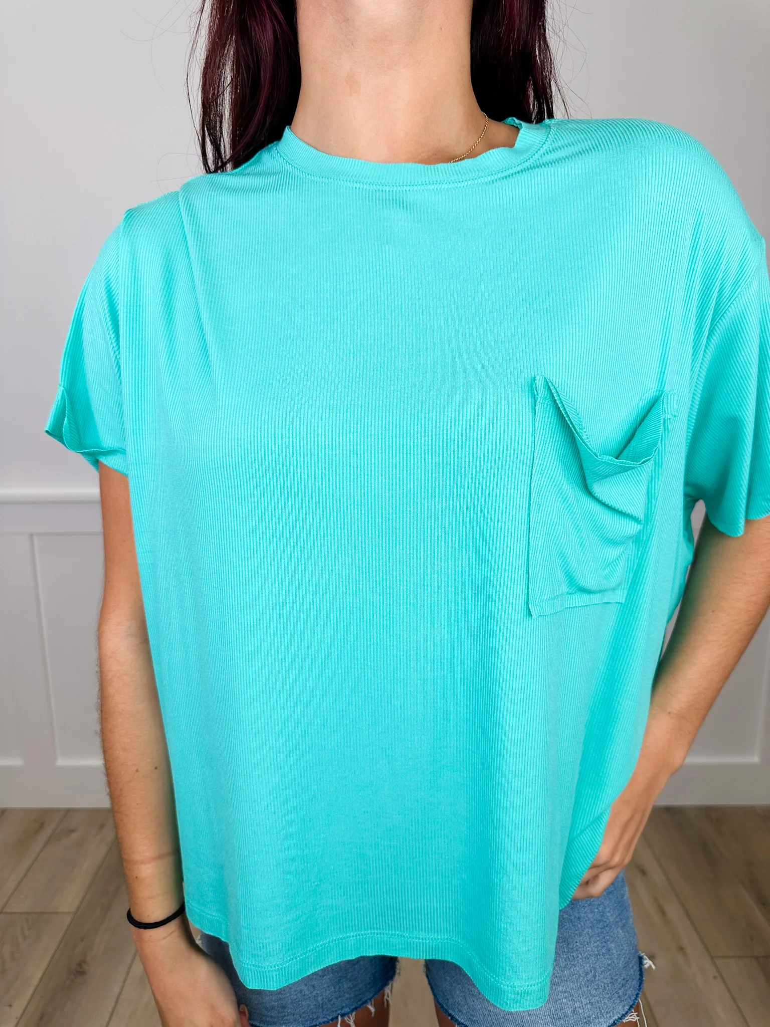DOORBUSTER!! Zenana It Gets Better Rayon Blend Short Sleeve Top - 4 colors! - Image 5