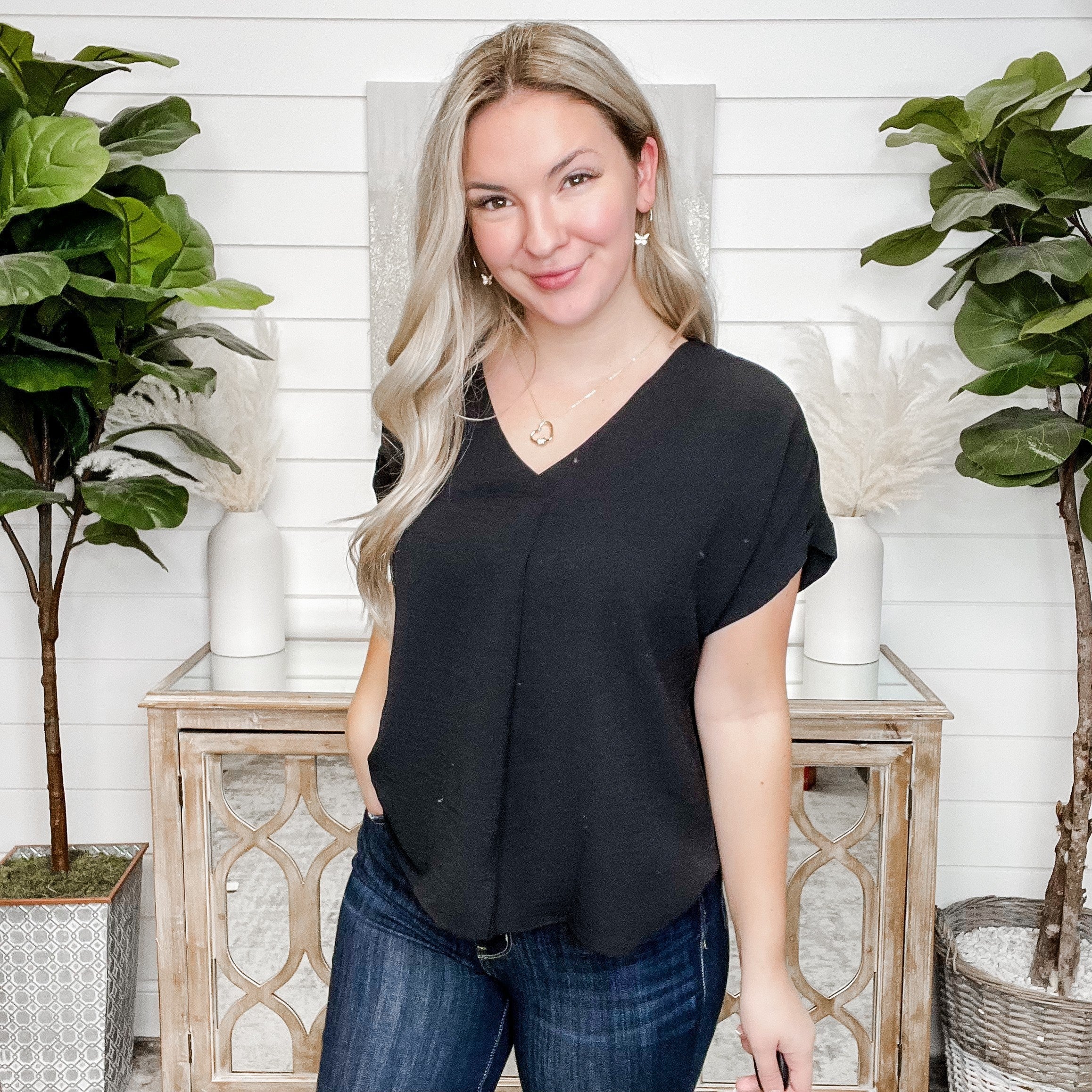 Dreamy Days Short Sleeve Top - 2 colors! - Image 4