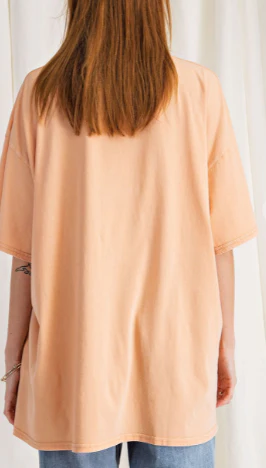 Easel Electrifying Lightning Bolt Cotton Short Sleeve Oversized Graphic Top - 9 colors! - Image 6
