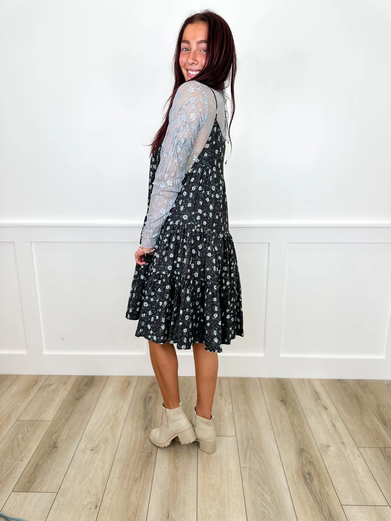 Easel Satellite Spin Lightweight Black Avery Mae Dress - Image 3