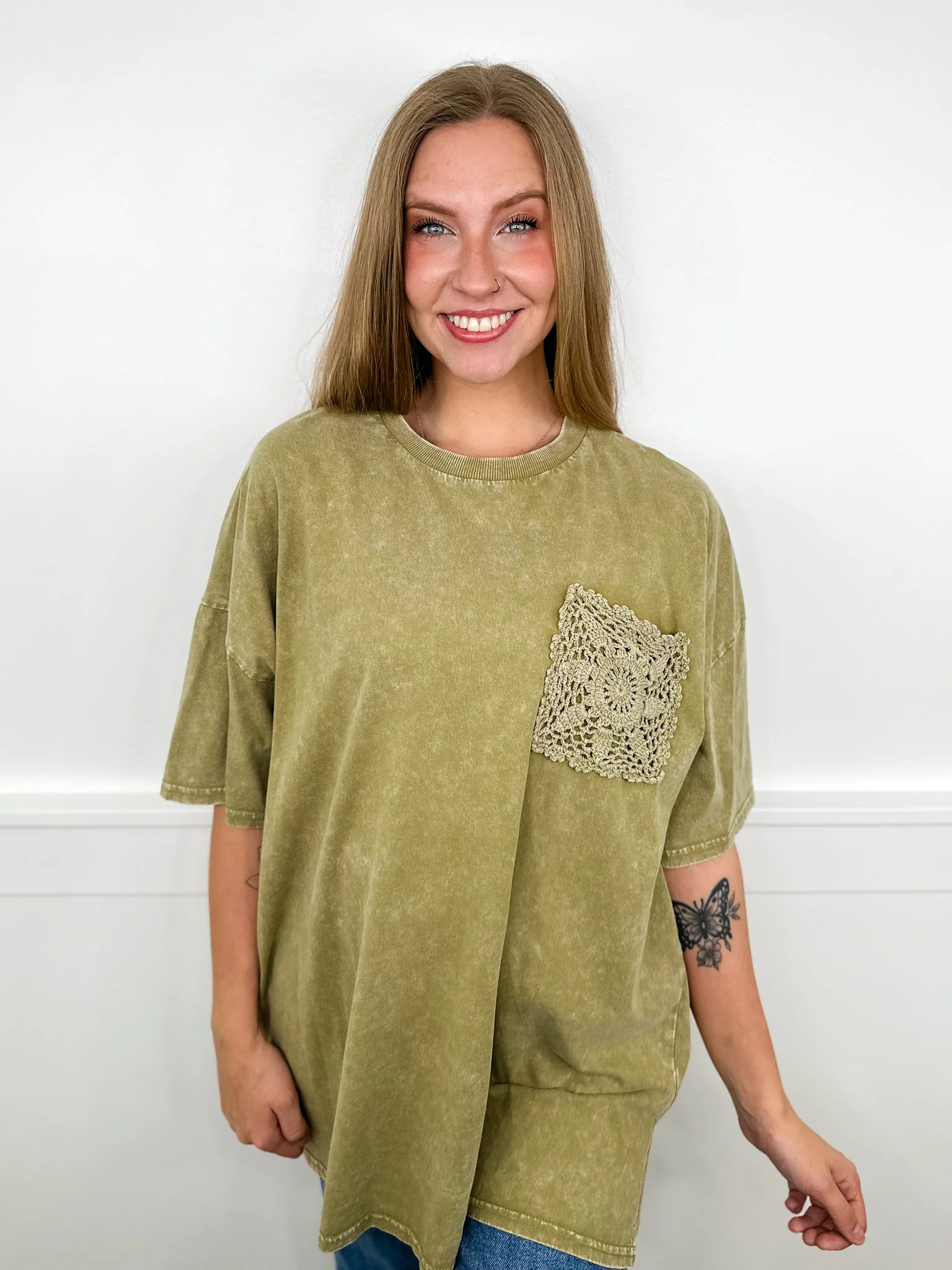 Easel Timeless Relaxation Cotton Short Sleeve Top - 5 colors! - Image 3