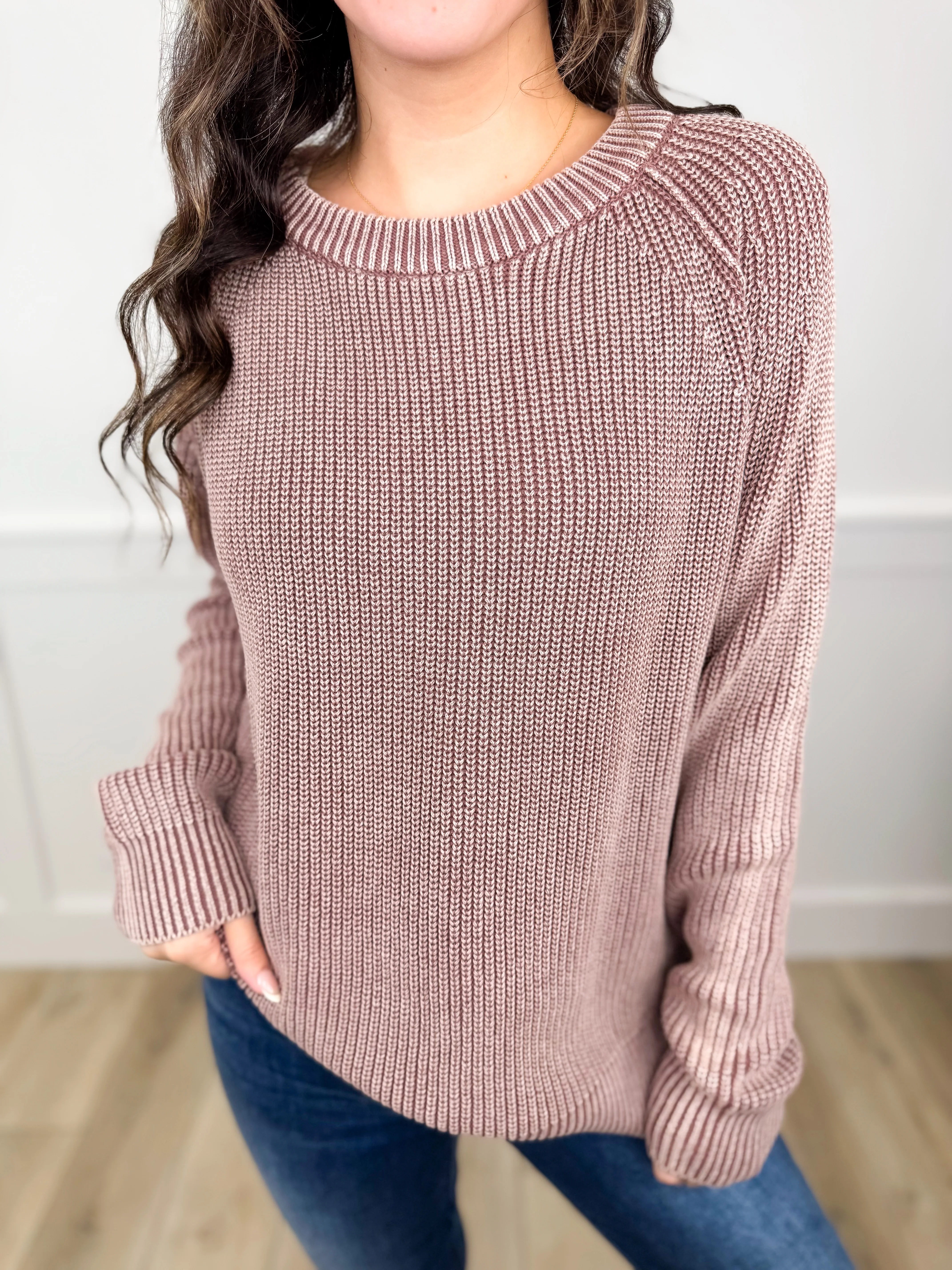 Easy Living Cotton Long Sleeve Avery Mae Sweater Top - 3 colors! - Image 4
