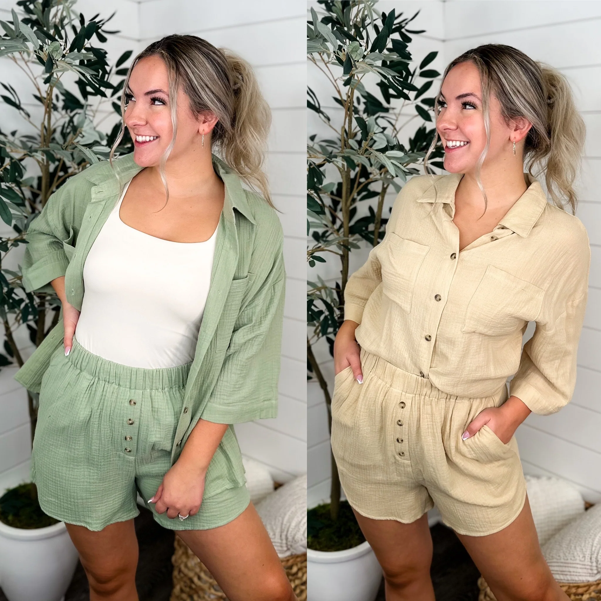 Enjoy Your Time High-Rise Cotton Avery Mae Set - 2 colors!