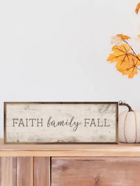 Fall 4x12 Wood Shelf Sitter - 3 options! - Image 2