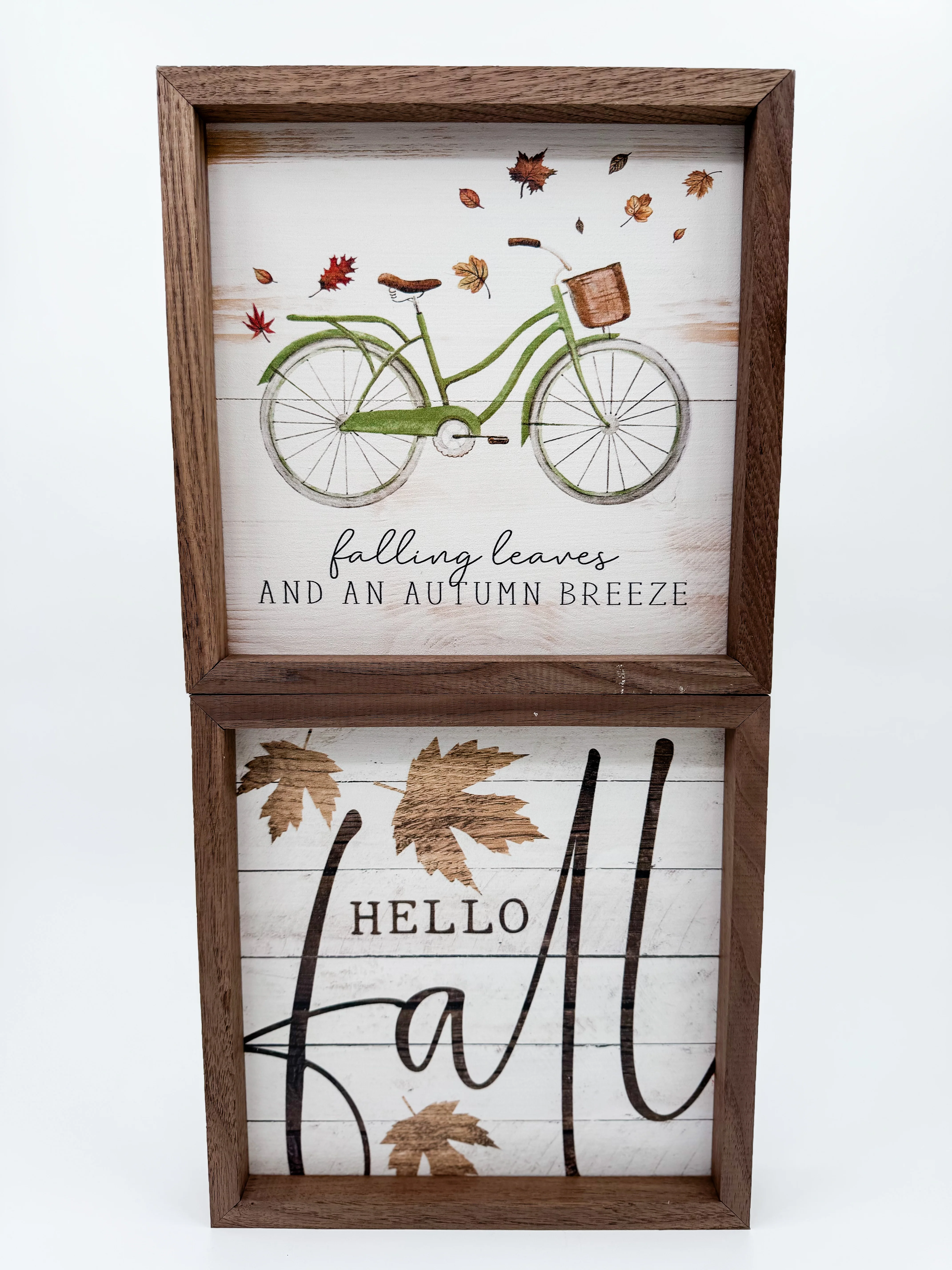 Fall 8x8 Wood Shelf Sitter - 2 options!