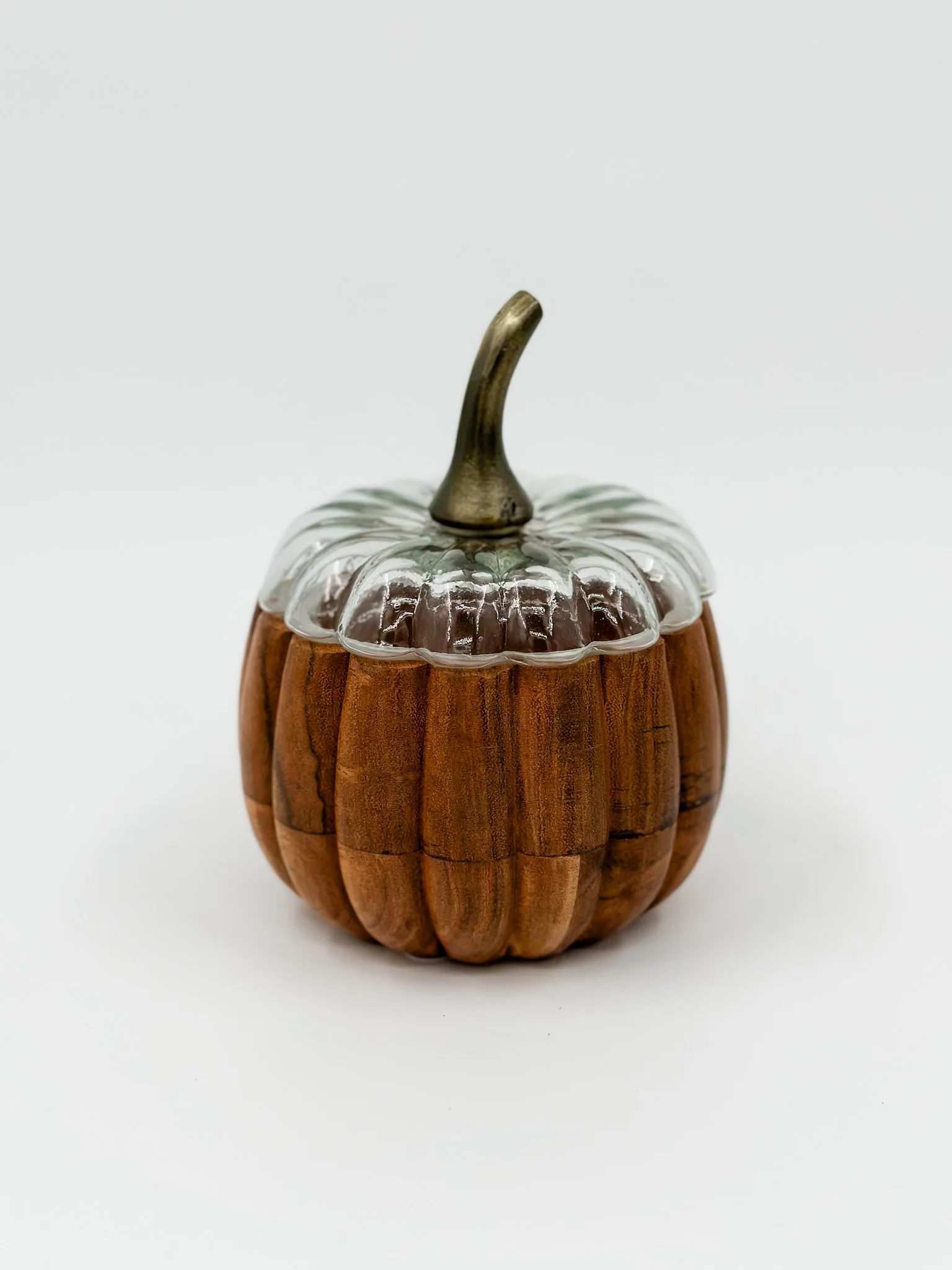 Fall Pumpkins Acacia Wood Dish - 2 options! - Image 3